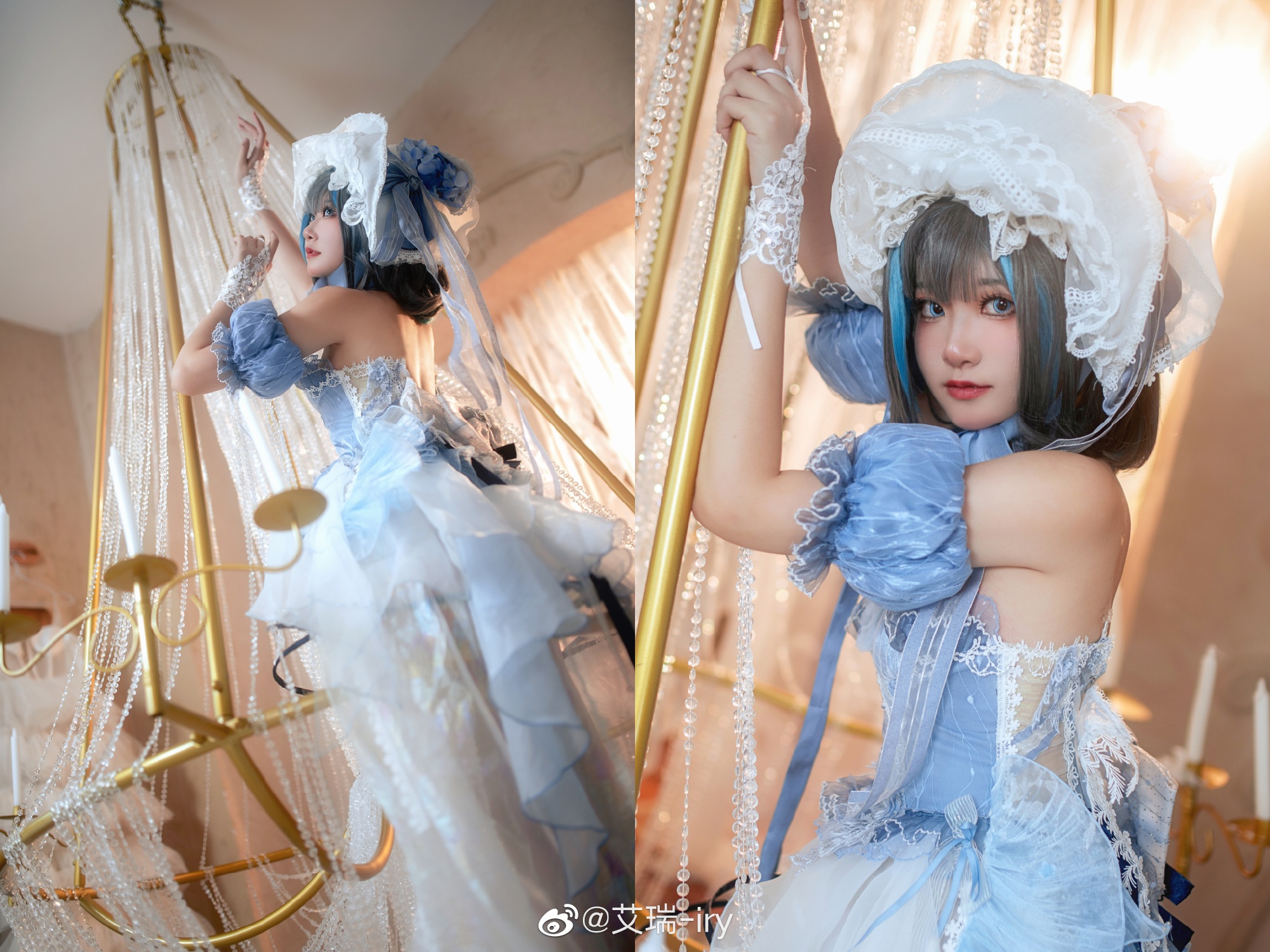 【COS】碧蓝航线 柴郡  冰雪公主-礼服废稿ver.❄️ @艾瑞-iry COSPLAY-第15张
