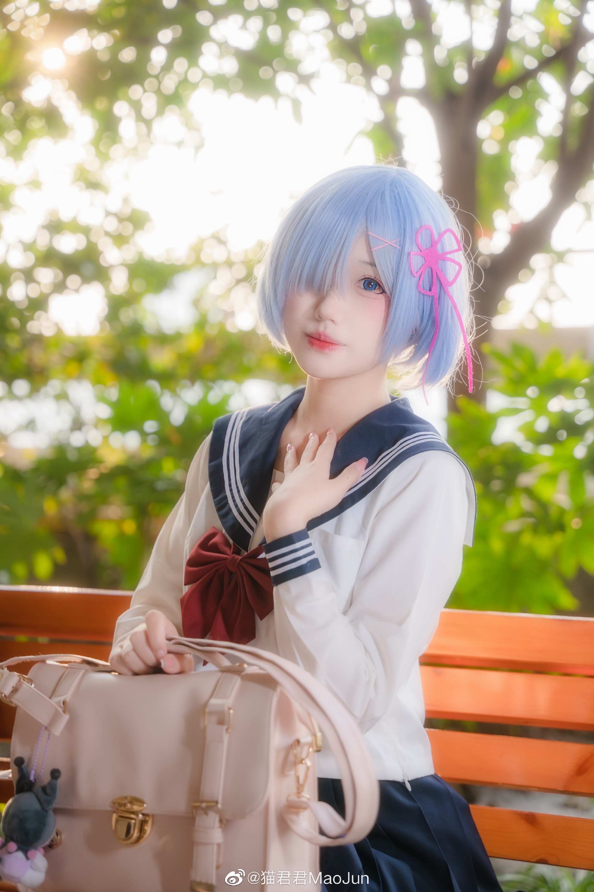 【COS】日落的温柔是每日的心动时刻 蕾姆 @猫君君MaoJun COSPLAY-第4张