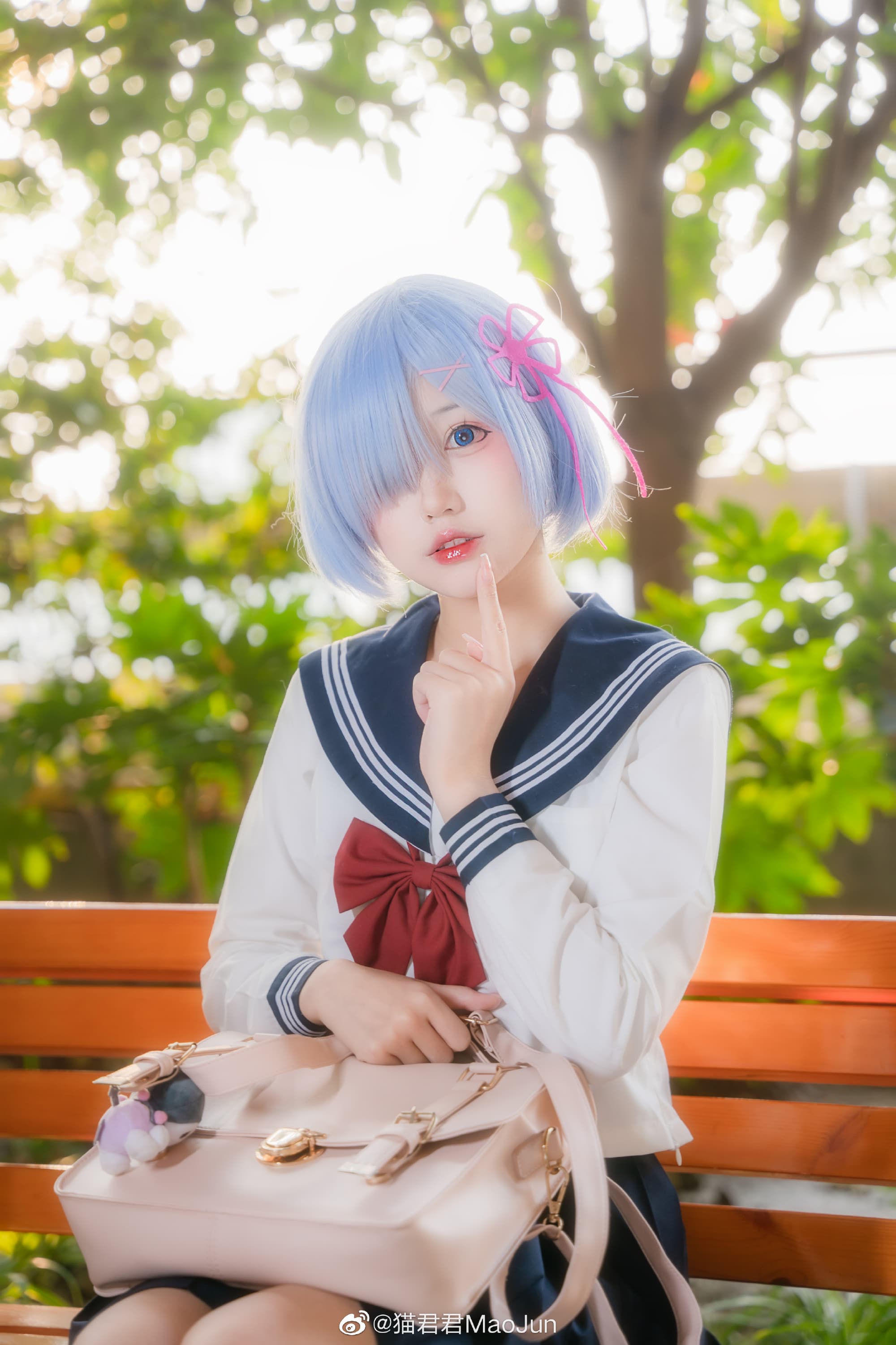 【COS】日落的温柔是每日的心动时刻 蕾姆 @猫君君MaoJun COSPLAY-第5张