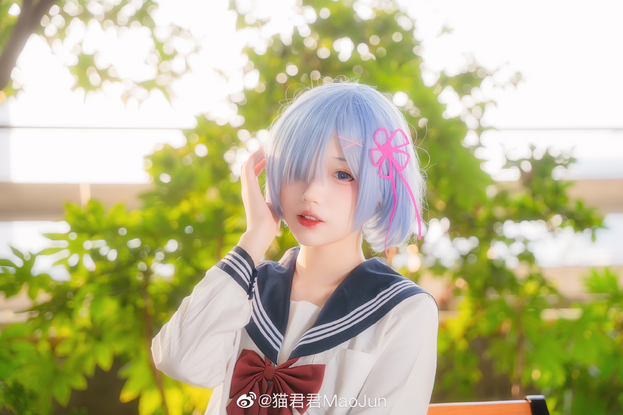 【COS】日落的温柔是每日的心动时刻 蕾姆 @猫君君MaoJun COSPLAY-第7张