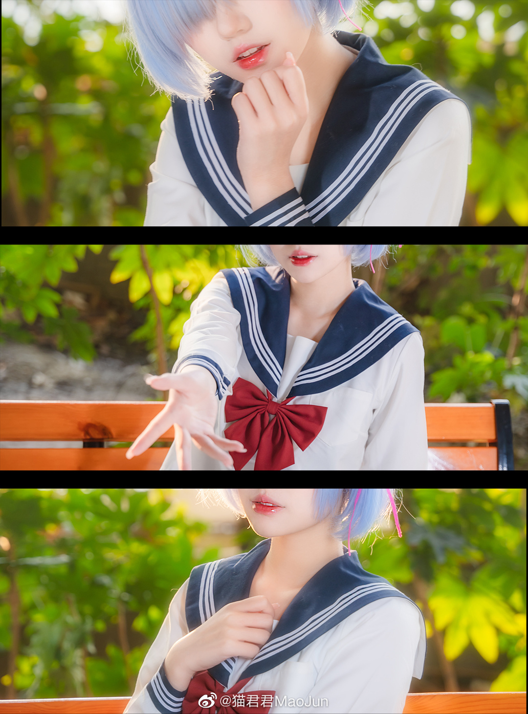 【COS】日落的温柔是每日的心动时刻 蕾姆 @猫君君MaoJun COSPLAY-第8张