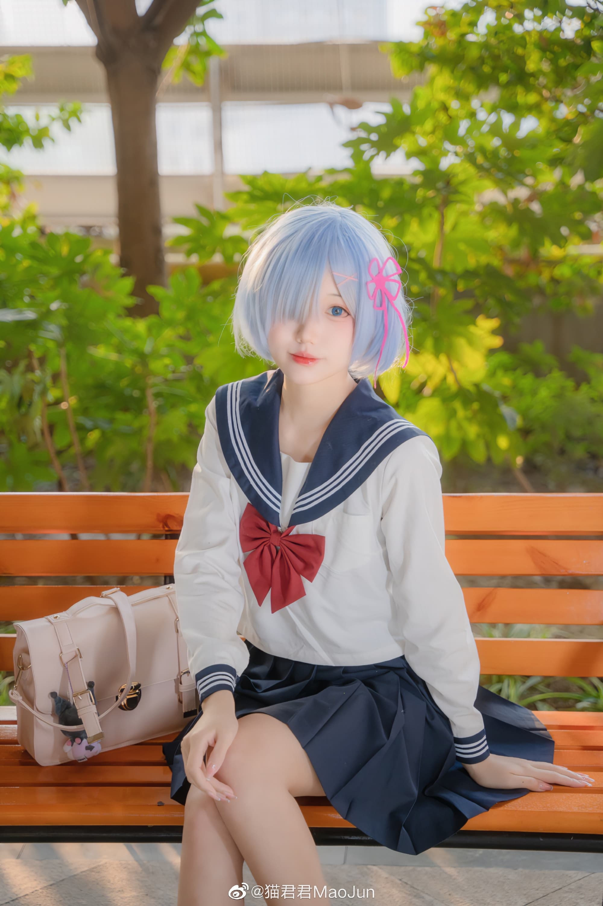 【COS】日落的温柔是每日的心动时刻 蕾姆 @猫君君MaoJun COSPLAY-第9张