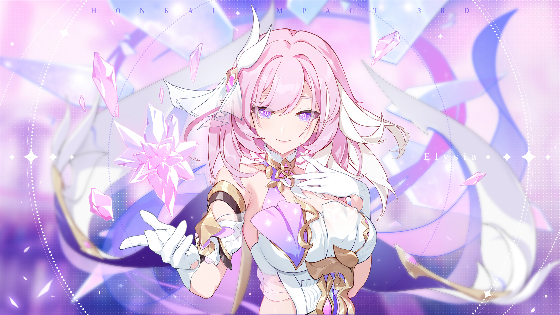 【插画美图】一位可爱迷人又神秘的少女 蹦坏3 爱莉希雅同人角色插画推荐~ P站美图-第4张
