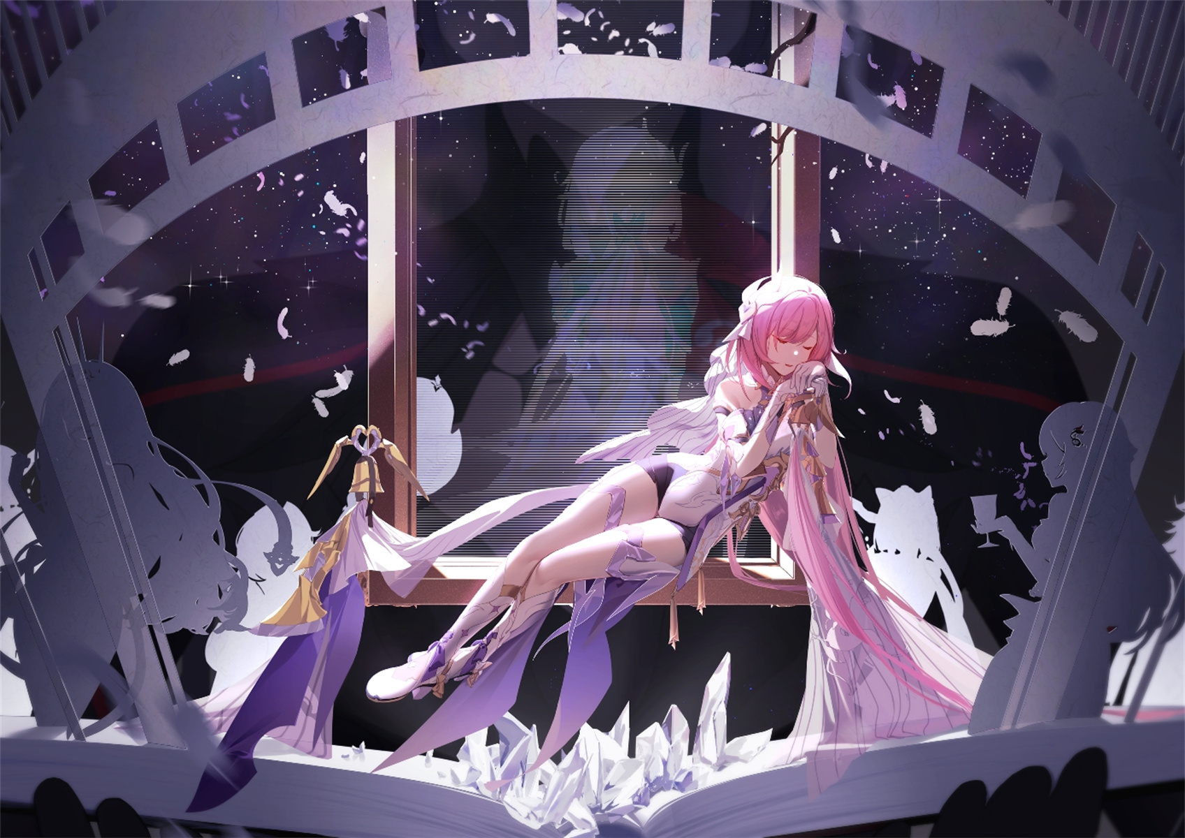 【插画美图】一位可爱迷人又神秘的少女 蹦坏3 爱莉希雅同人角色插画推荐~ P站美图-第7张