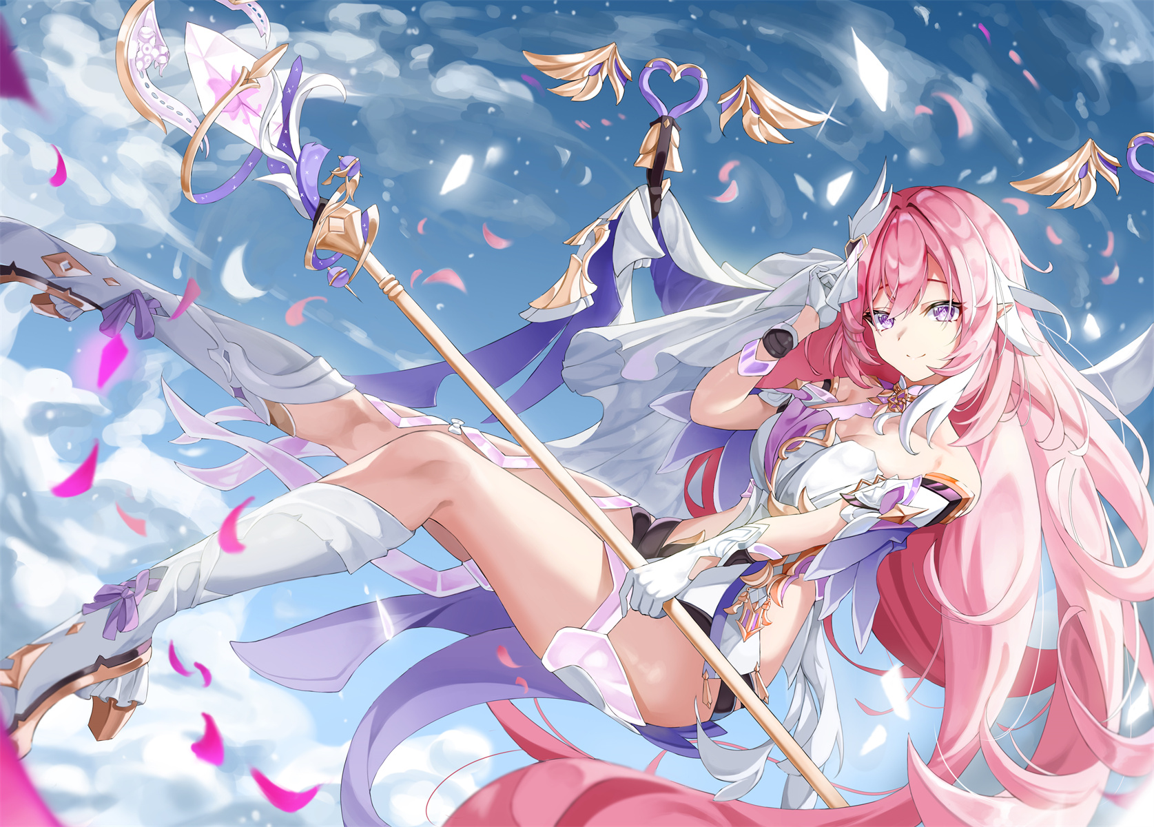 【插画美图】一位可爱迷人又神秘的少女 蹦坏3 爱莉希雅同人角色插画推荐~ P站美图-第8张