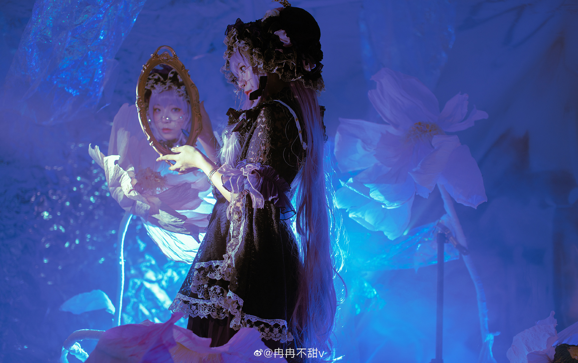 【COS】一百年来，每天都过着与书为伍的日子。居住在恶魔栖息的红魔馆，被称为红魔馆的头脑。 东方project 帕秋莉·诺蕾姬@冉冉不甜v COSPLAY-第3张