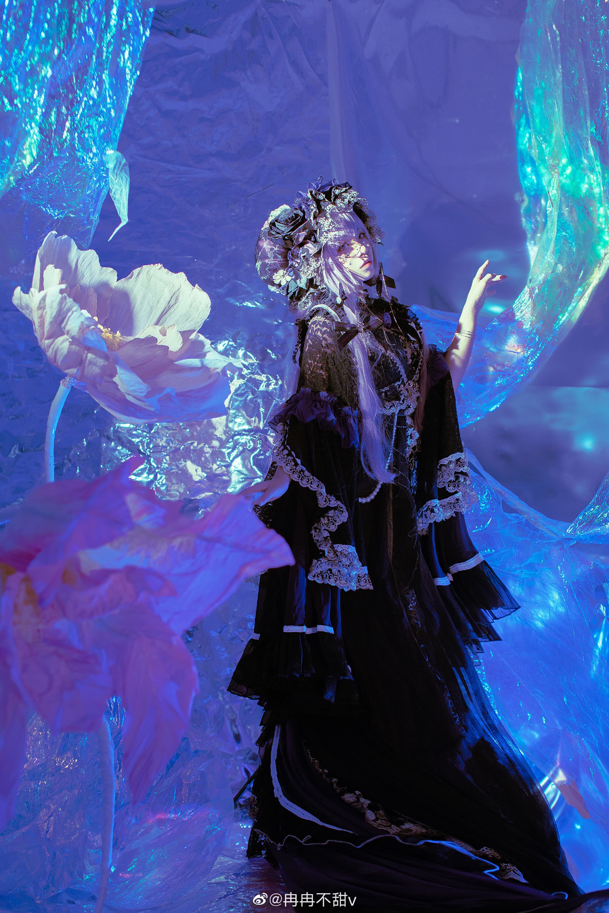 【COS】一百年来，每天都过着与书为伍的日子。居住在恶魔栖息的红魔馆，被称为红魔馆的头脑。 东方project 帕秋莉·诺蕾姬@冉冉不甜v COSPLAY-第7张
