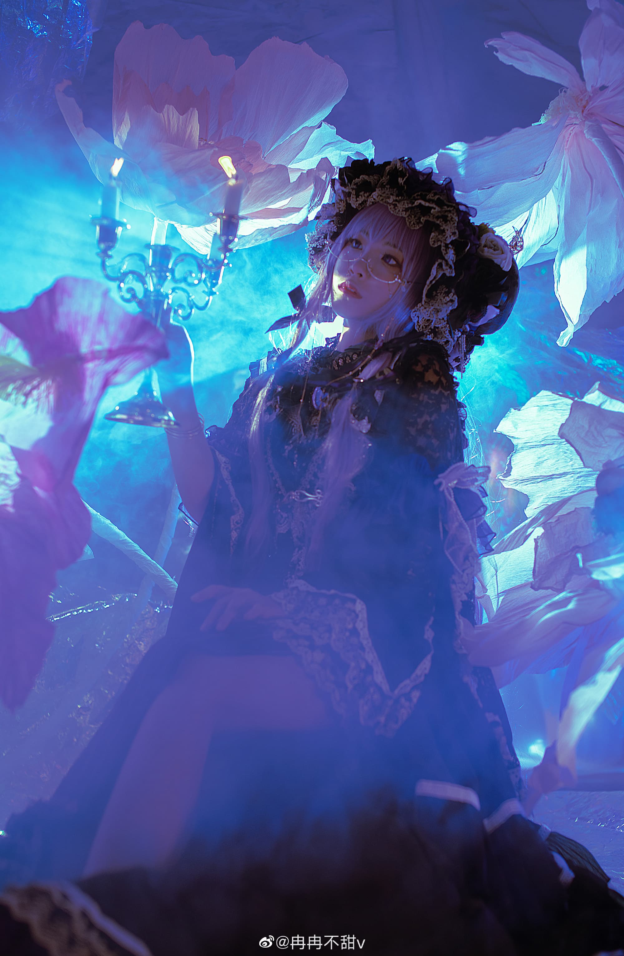 【COS】一百年来，每天都过着与书为伍的日子。居住在恶魔栖息的红魔馆，被称为红魔馆的头脑。 东方project 帕秋莉·诺蕾姬@冉冉不甜v COSPLAY-第11张