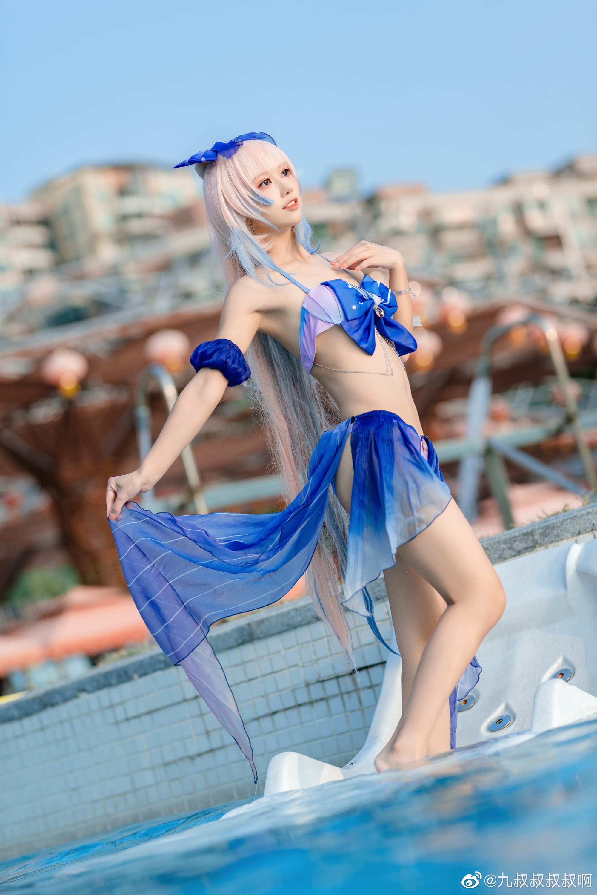【COS】海中的游鱼，也有自己的方向 原神 珊瑚宫心海@九叔叔叔叔啊 COSPLAY-第5张