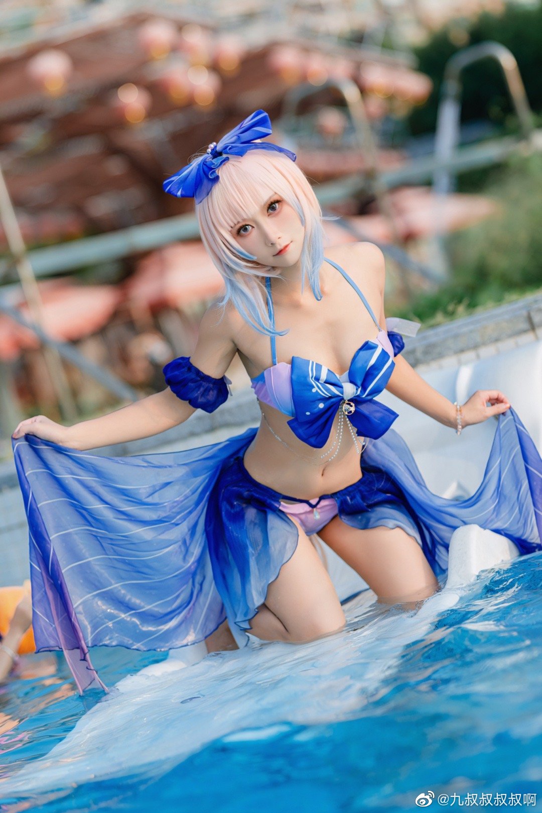 【COS】海中的游鱼，也有自己的方向 原神 珊瑚宫心海@九叔叔叔叔啊 COSPLAY-第8张