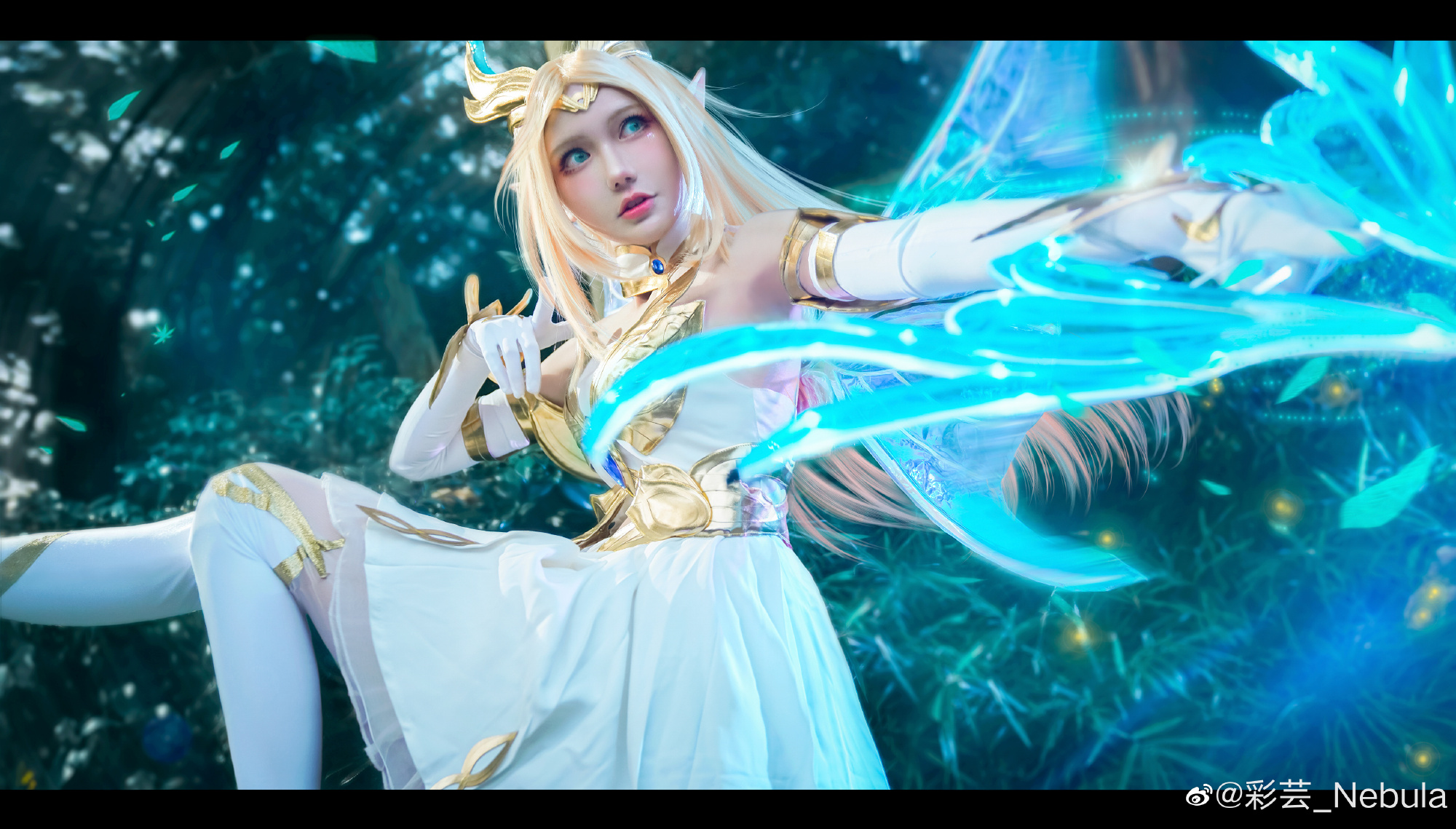 【COS】你好，我叫艾琳，艾琳～真是个好听的名字呀。 王者荣耀 艾琳女武神cos@彩芸_Nebula COSPLAY-第2张
