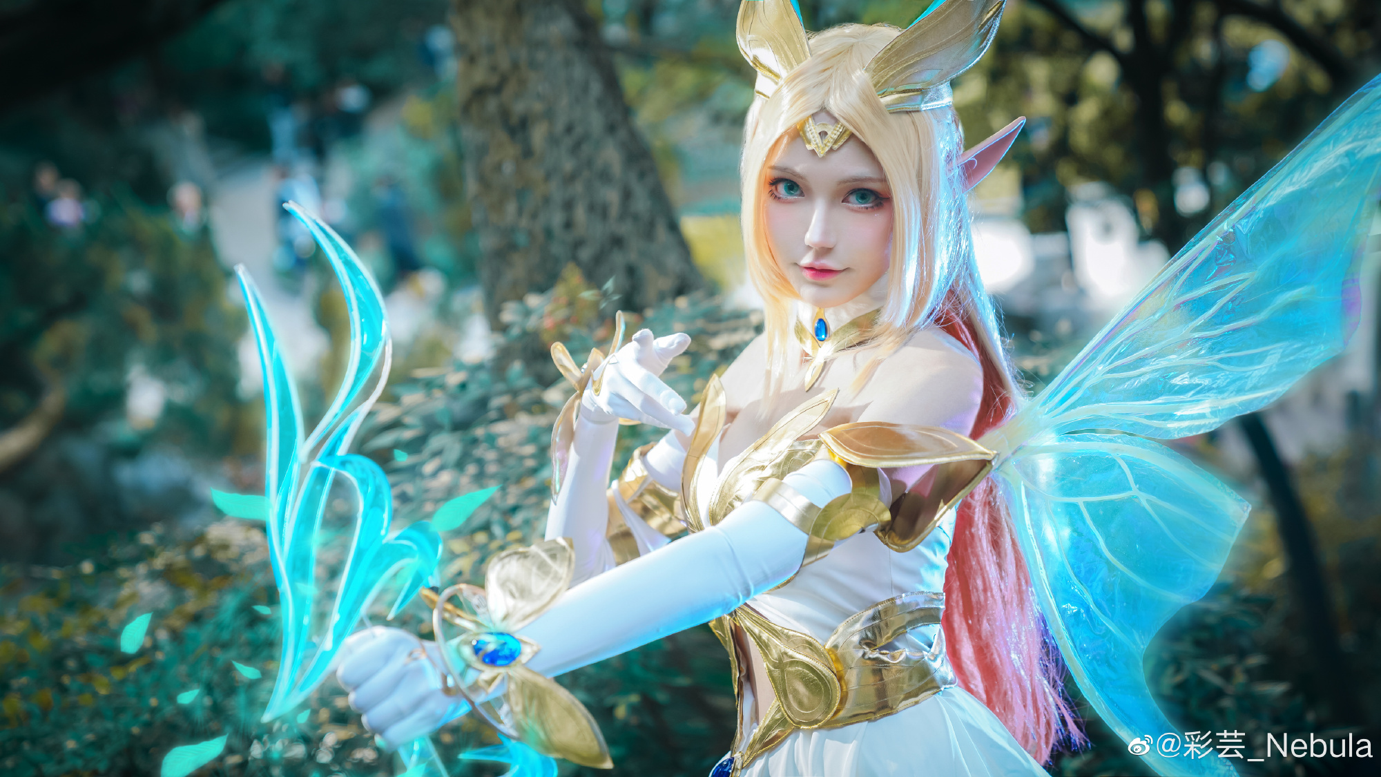 【COS】你好，我叫艾琳，艾琳～真是个好听的名字呀。 王者荣耀 艾琳女武神cos@彩芸_Nebula COSPLAY-第5张