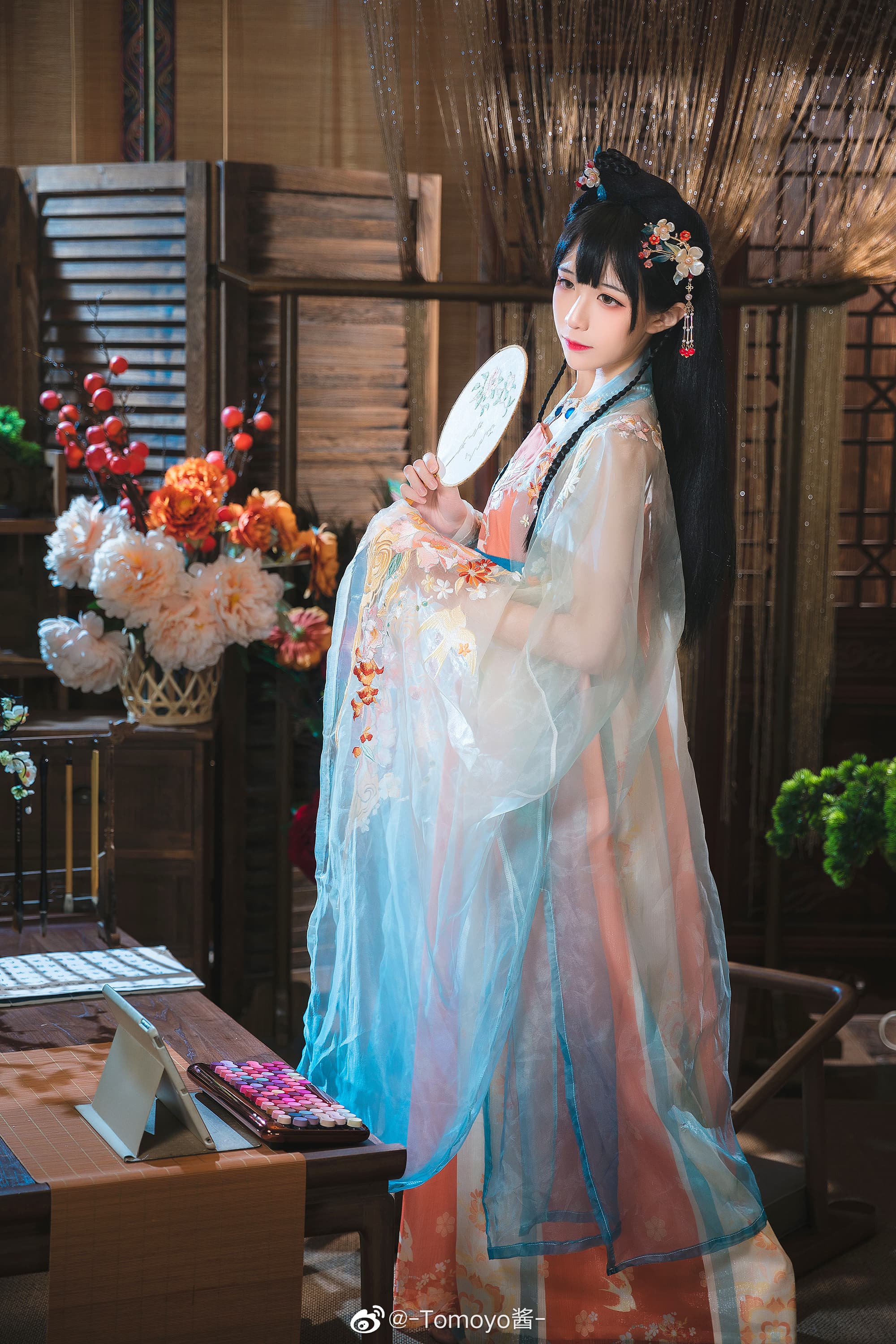 【汉服】假如每个人的生活是一种颜色，那你的生活是什么颜色呢？@-Tomoyo酱- 摄影-第8张