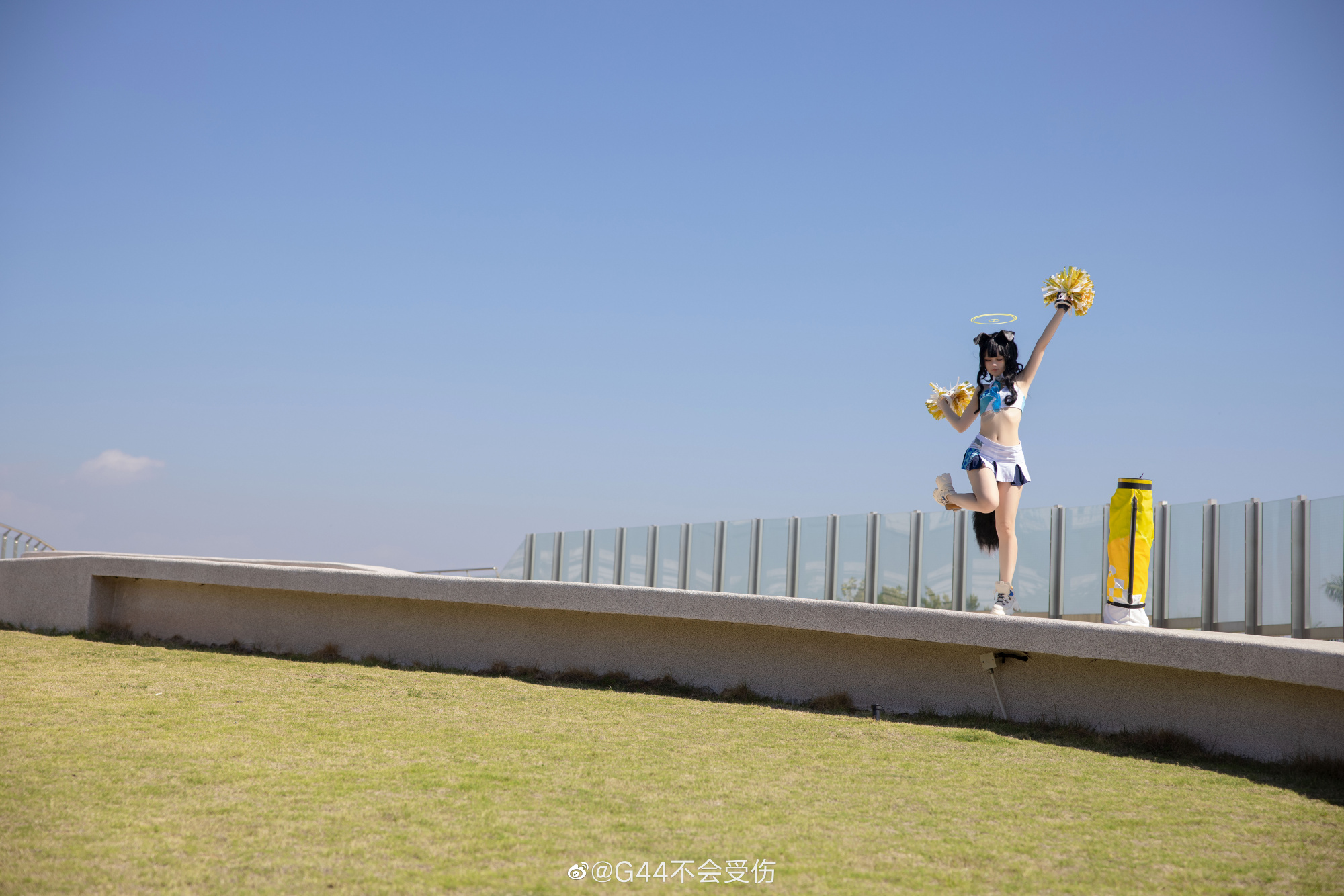 响－拉拉队 碧蓝档案@G44不会受伤 COSPLAY-第5张