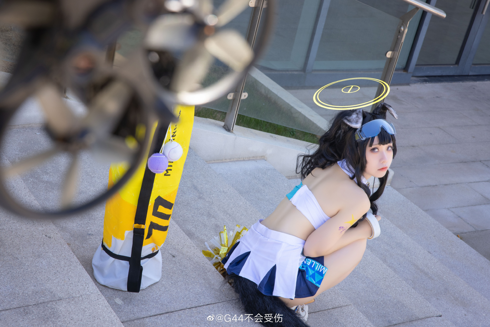 响－拉拉队 碧蓝档案@G44不会受伤 COSPLAY-第6张