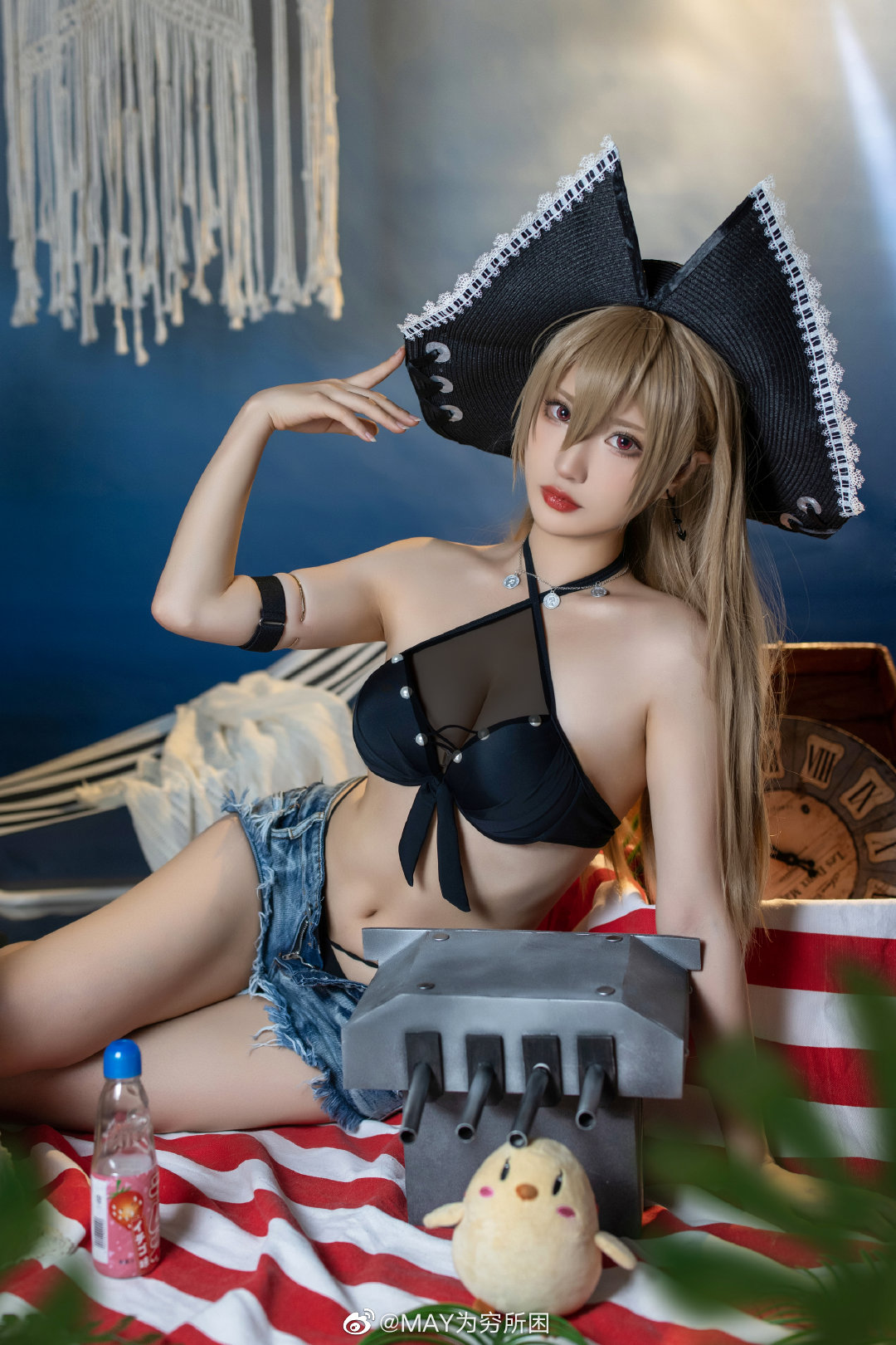 【COS】我也是偶然发现的这里，别告诉别人 秘密的Après midi 碧蓝航线 让巴尔@MAY为穷所困 COSPLAY-第3张