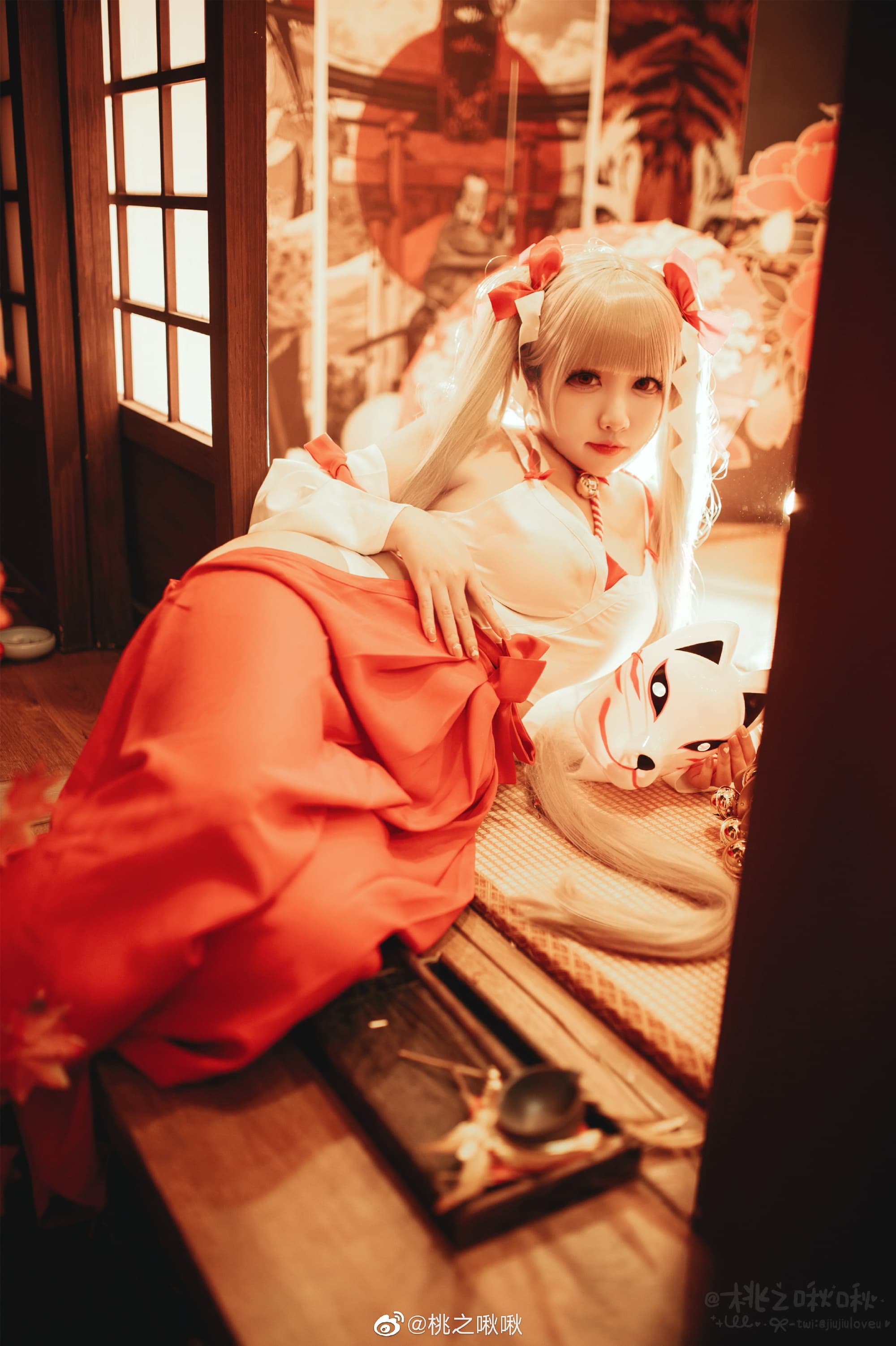 【COS】我准备了一些茶点，来一起享用吧？ 碧蓝航线cos 可畏·巫女@桃之啾啾 COSPLAY-第9张
