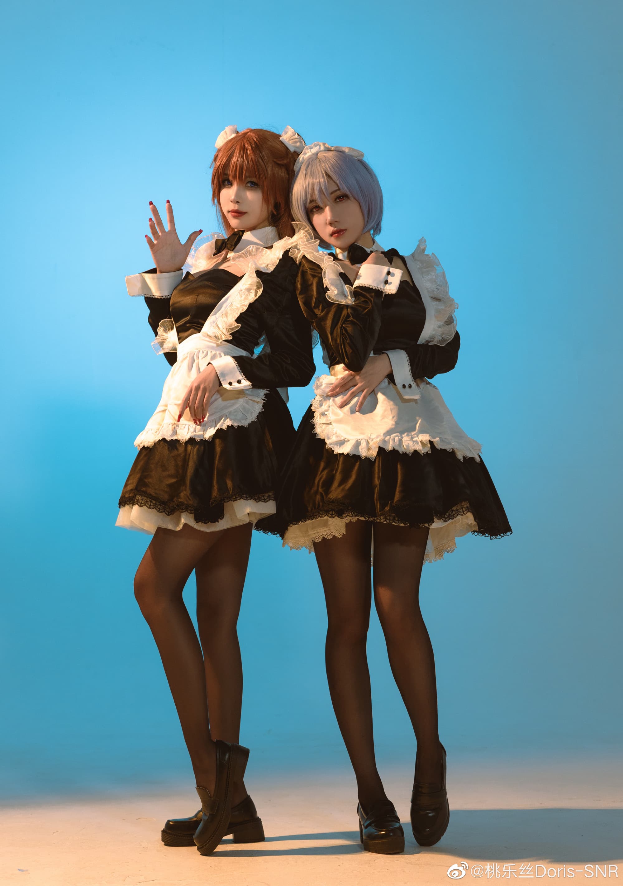 【COS】没别的意思,展示一下我老婆,无暇不出。EVA 绫波丽@Chloe慕小乔_SNR 明日香@桃乐丝Doris_SNR COSPLAY-第2张