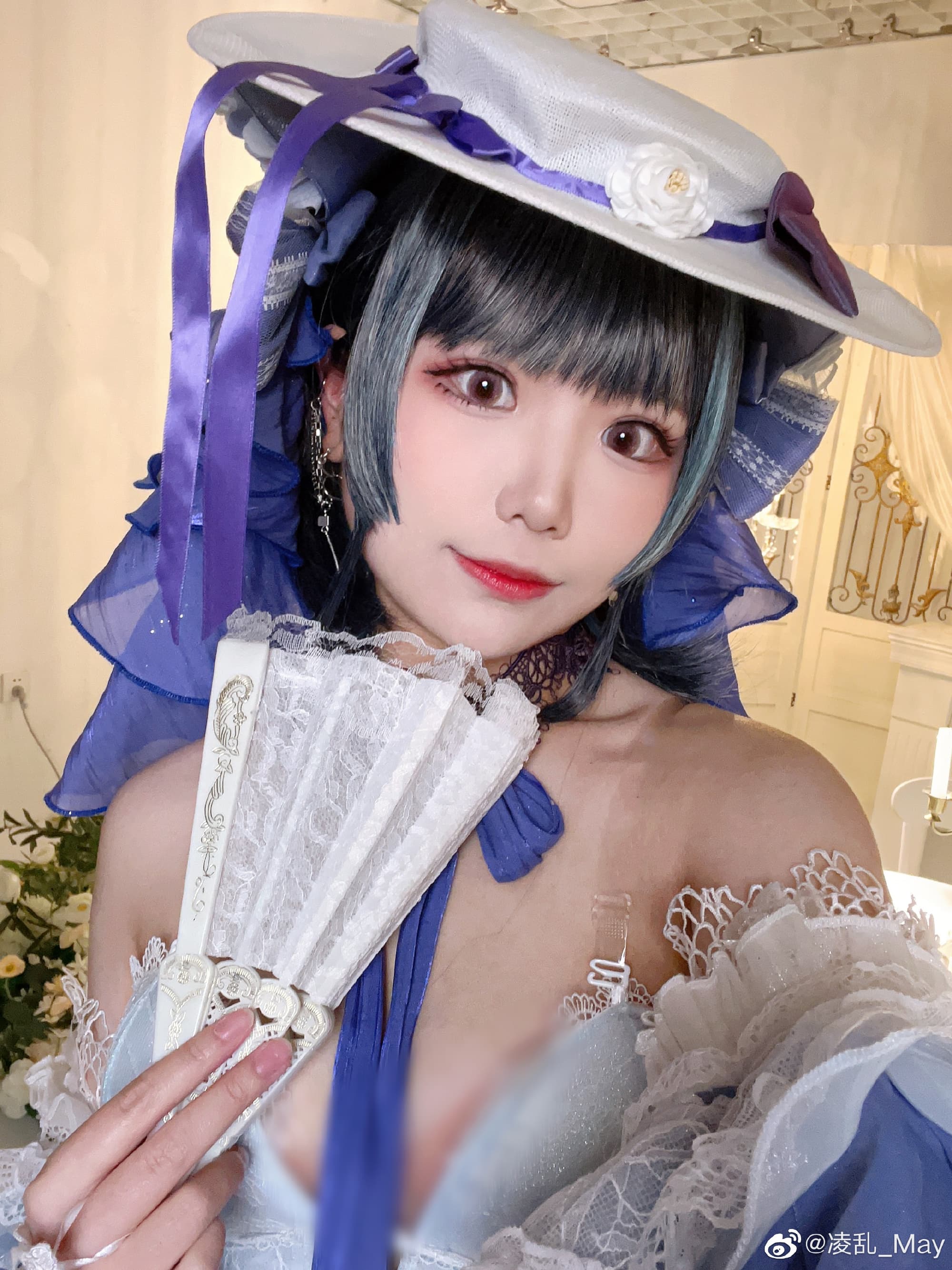 柴郡「冰雪公主」🐱🥰 ​​​@凌乱_May COSPLAY-第2张