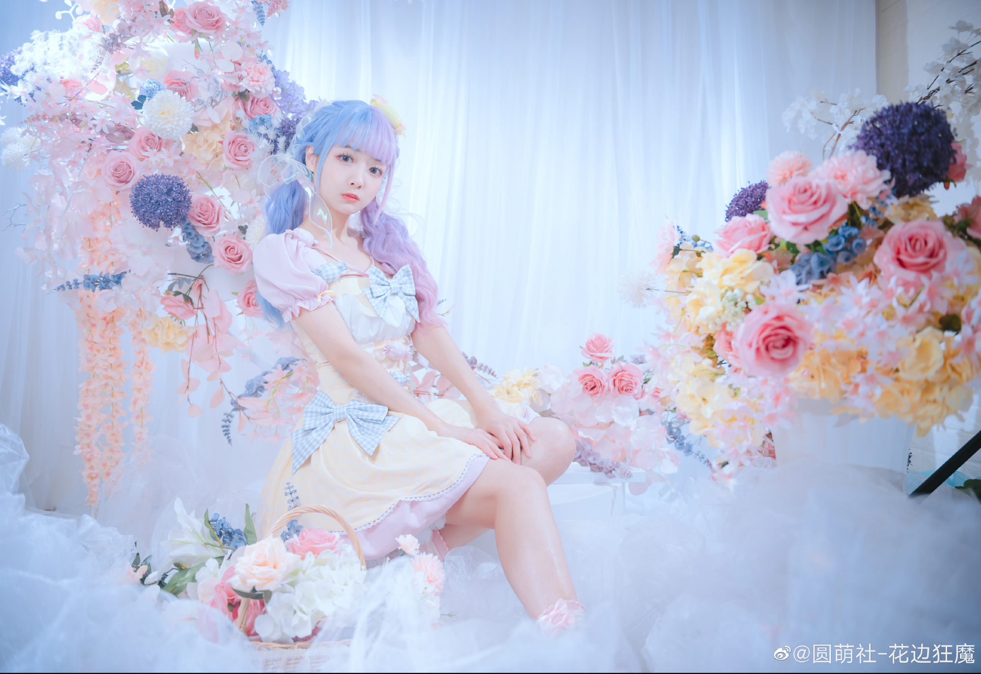 【lolita】昨晚我的梦里，有花也有你 @圆萌社-花边狂魔 LOLITA-第3张