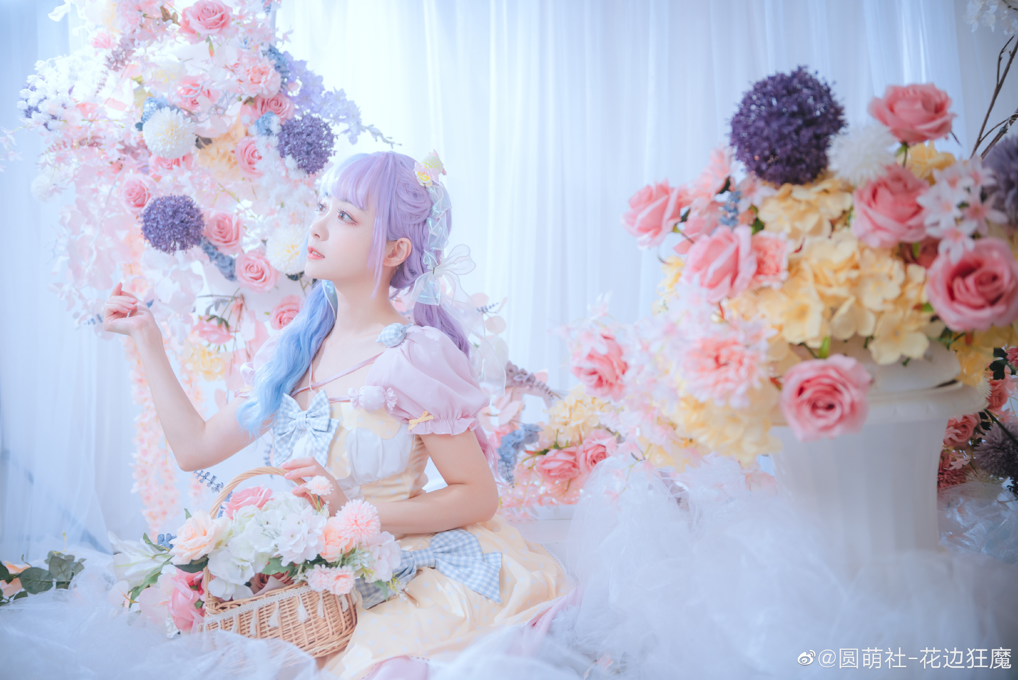 【lolita】昨晚我的梦里，有花也有你 @圆萌社-花边狂魔 LOLITA-第4张