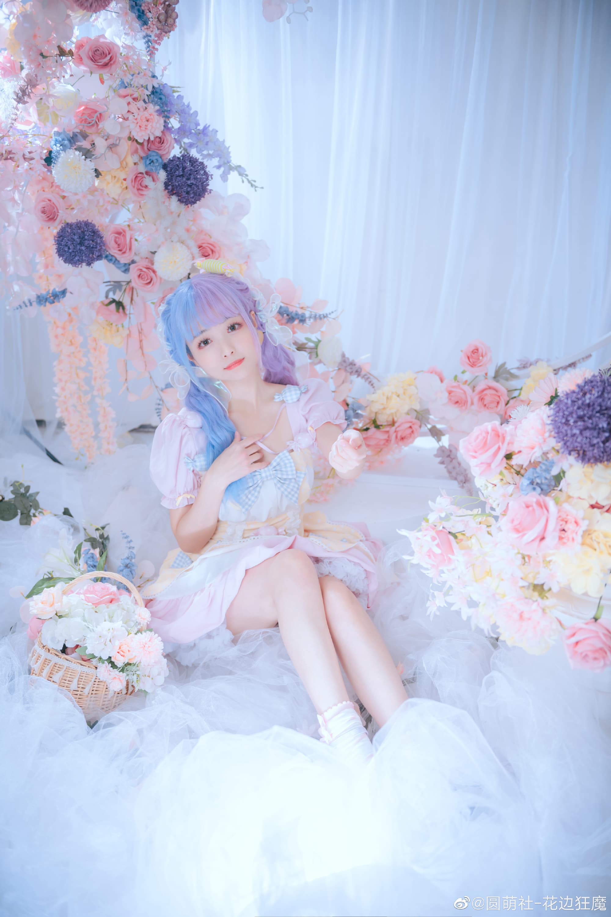 【lolita】昨晚我的梦里，有花也有你 @圆萌社-花边狂魔 LOLITA-第5张