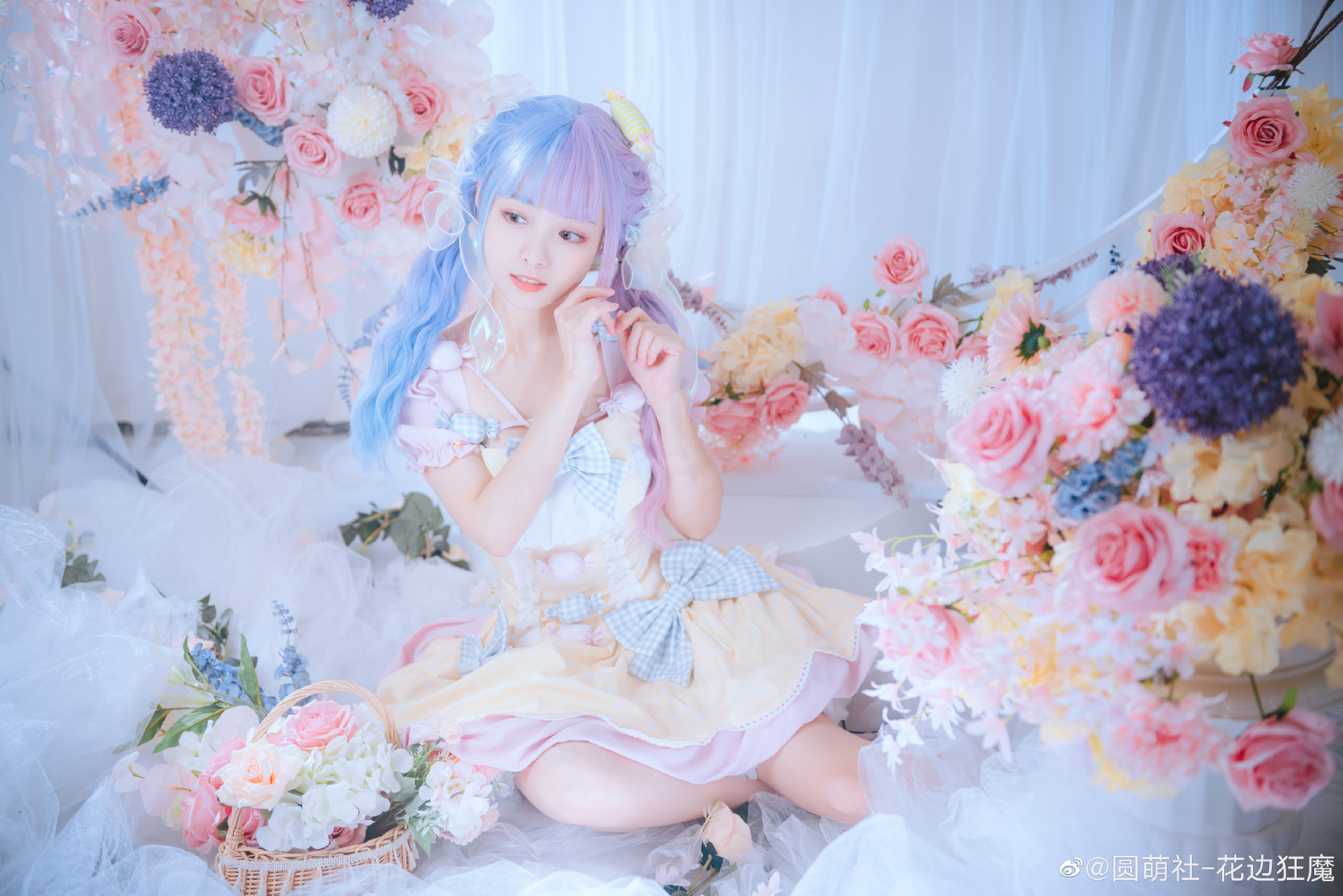 【lolita】昨晚我的梦里，有花也有你 @圆萌社-花边狂魔 LOLITA-第6张