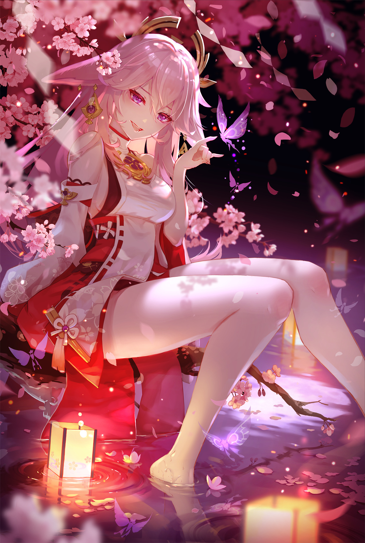 【插画美图】超级可爱的初音未来和屑狐狸神子 今日热榜插画美图推荐 P站美图-第1张