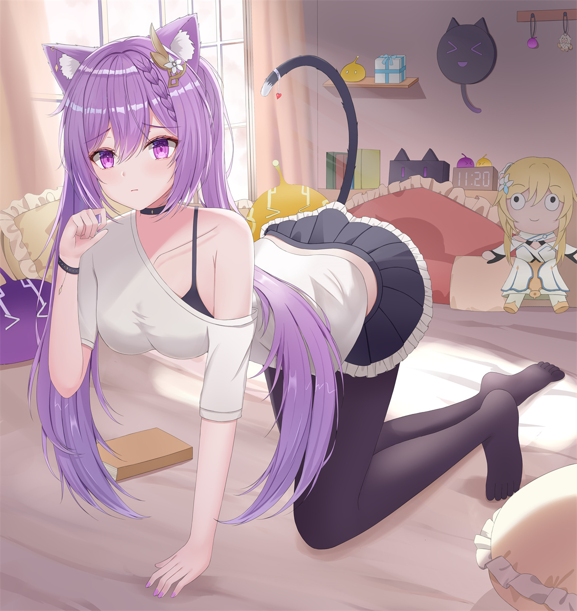 【插画美图】超级可爱的初音未来和屑狐狸神子 今日热榜插画美图推荐 P站美图-第14张