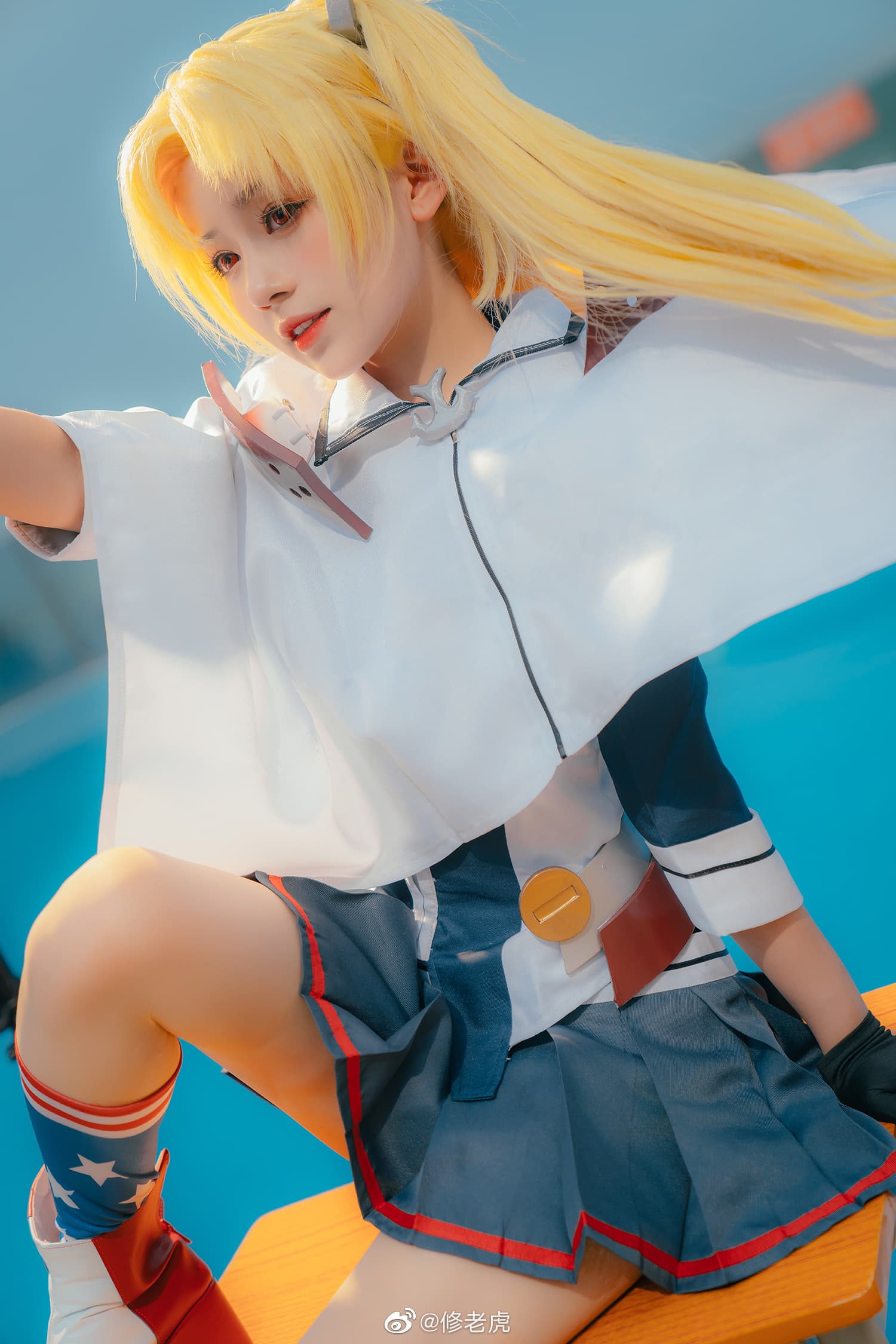 为什么你们都叫我克爹啊！ 碧蓝航线 克利夫兰@修老虎 COSPLAY-第1张