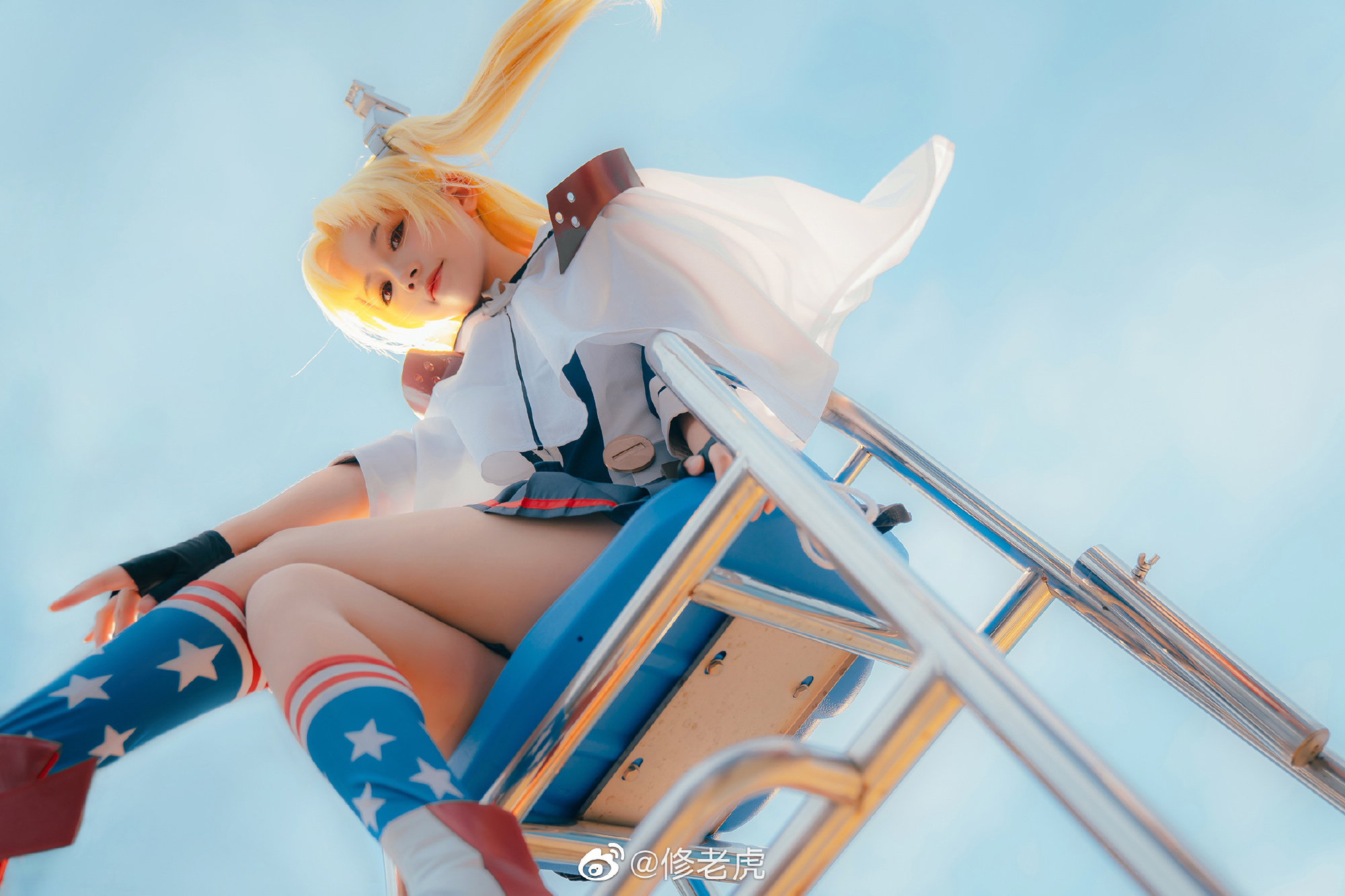 为什么你们都叫我克爹啊！ 碧蓝航线 克利夫兰@修老虎 COSPLAY-第2张