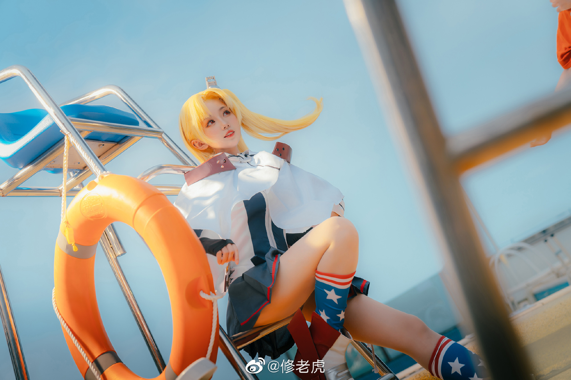 为什么你们都叫我克爹啊！ 碧蓝航线 克利夫兰@修老虎 COSPLAY-第6张