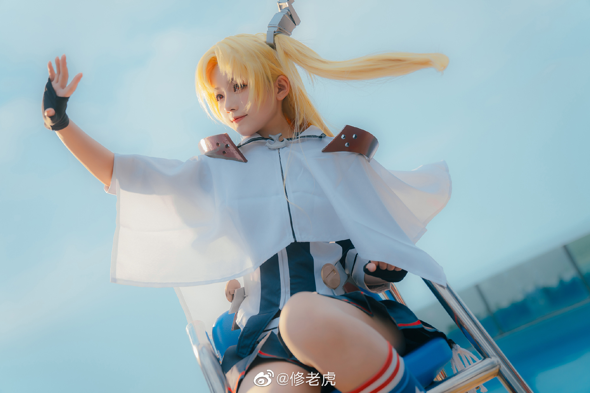 为什么你们都叫我克爹啊！ 碧蓝航线 克利夫兰@修老虎 COSPLAY-第7张