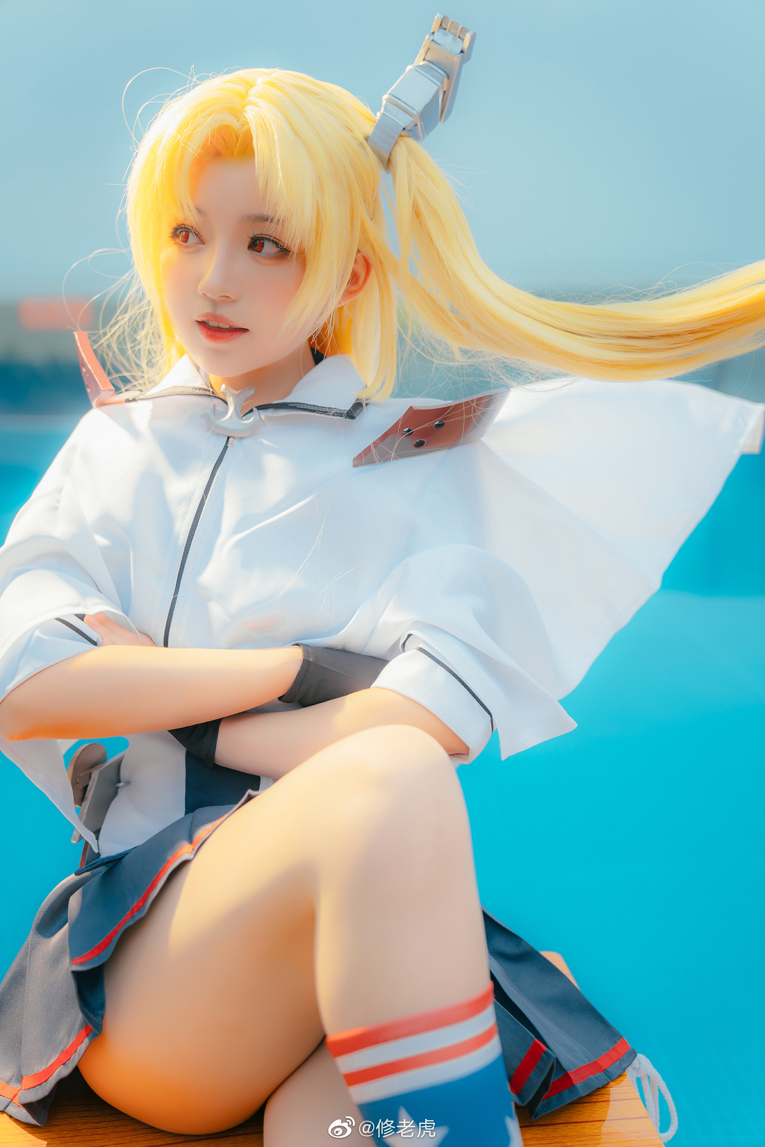 为什么你们都叫我克爹啊！ 碧蓝航线 克利夫兰@修老虎 COSPLAY-第8张