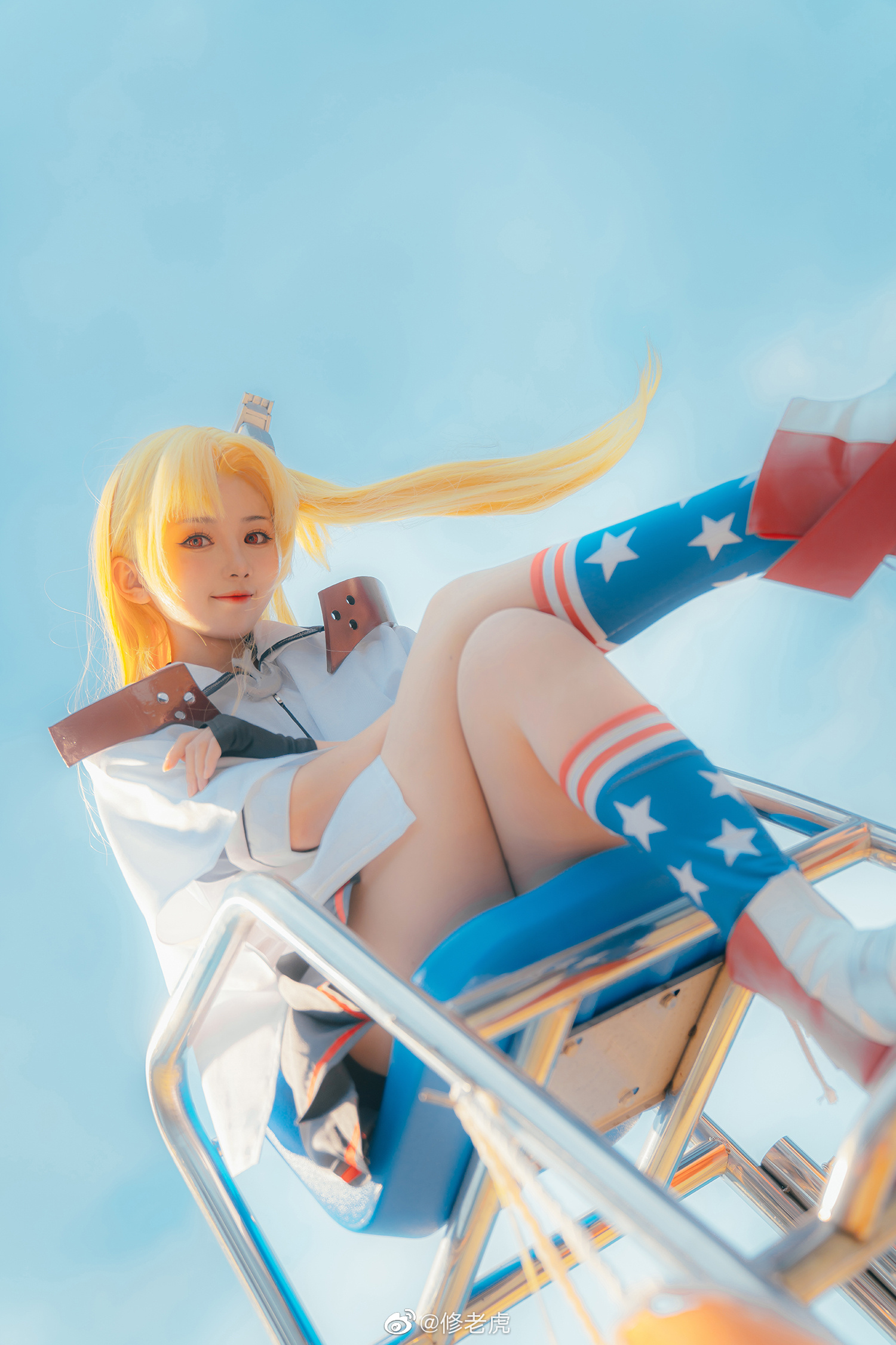 为什么你们都叫我克爹啊！ 碧蓝航线 克利夫兰@修老虎 COSPLAY-第9张