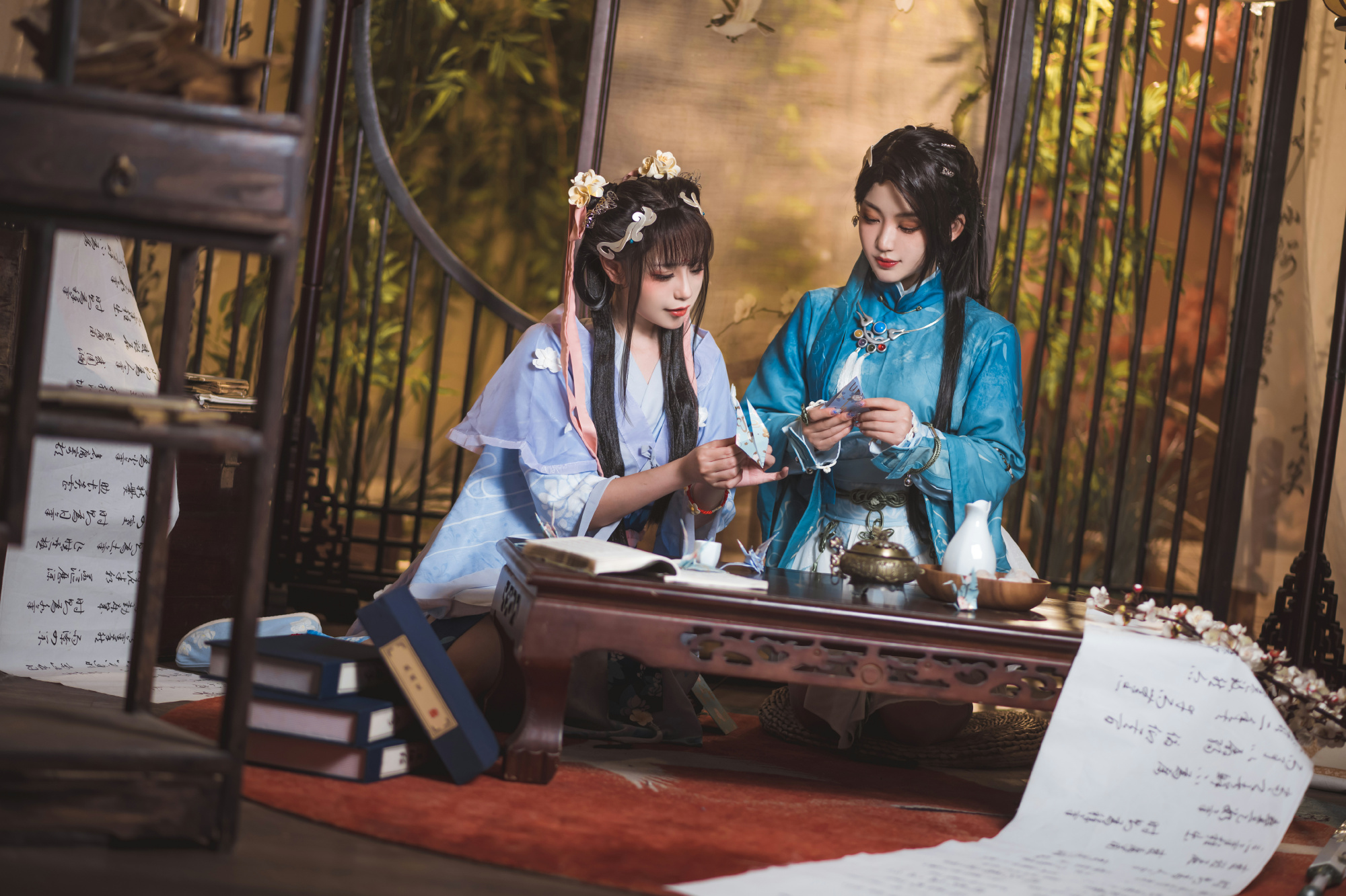【COS】春映梅芳风醉月，半山云影半湖烟。 仙剑奇侠传 月清疏&白茉晴@ceiiiiiiii COSPLAY-第3张