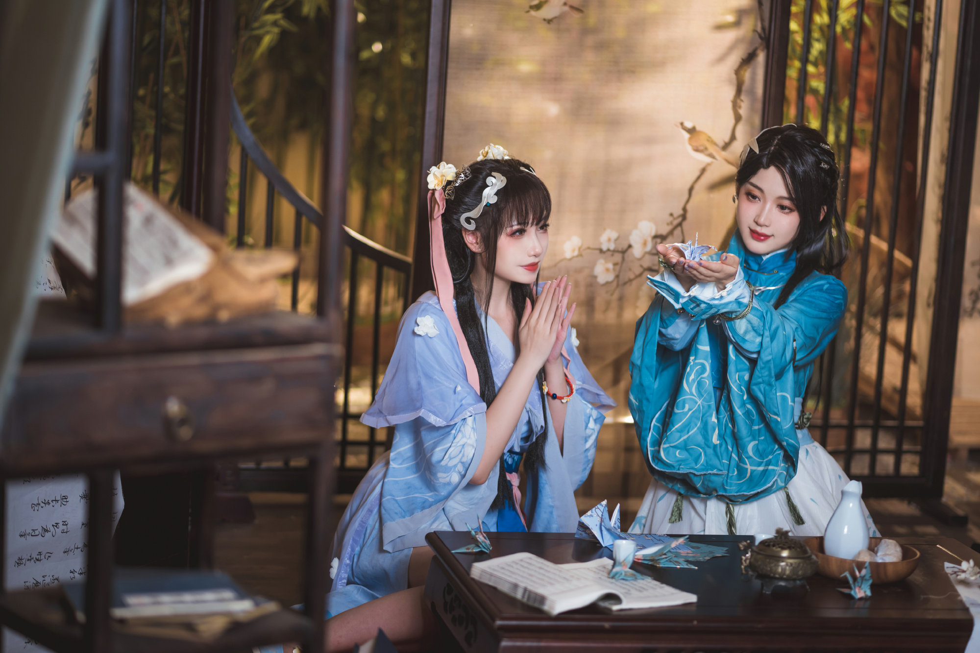 【COS】春映梅芳风醉月，半山云影半湖烟。 仙剑奇侠传 月清疏&白茉晴@ceiiiiiiii COSPLAY-第4张