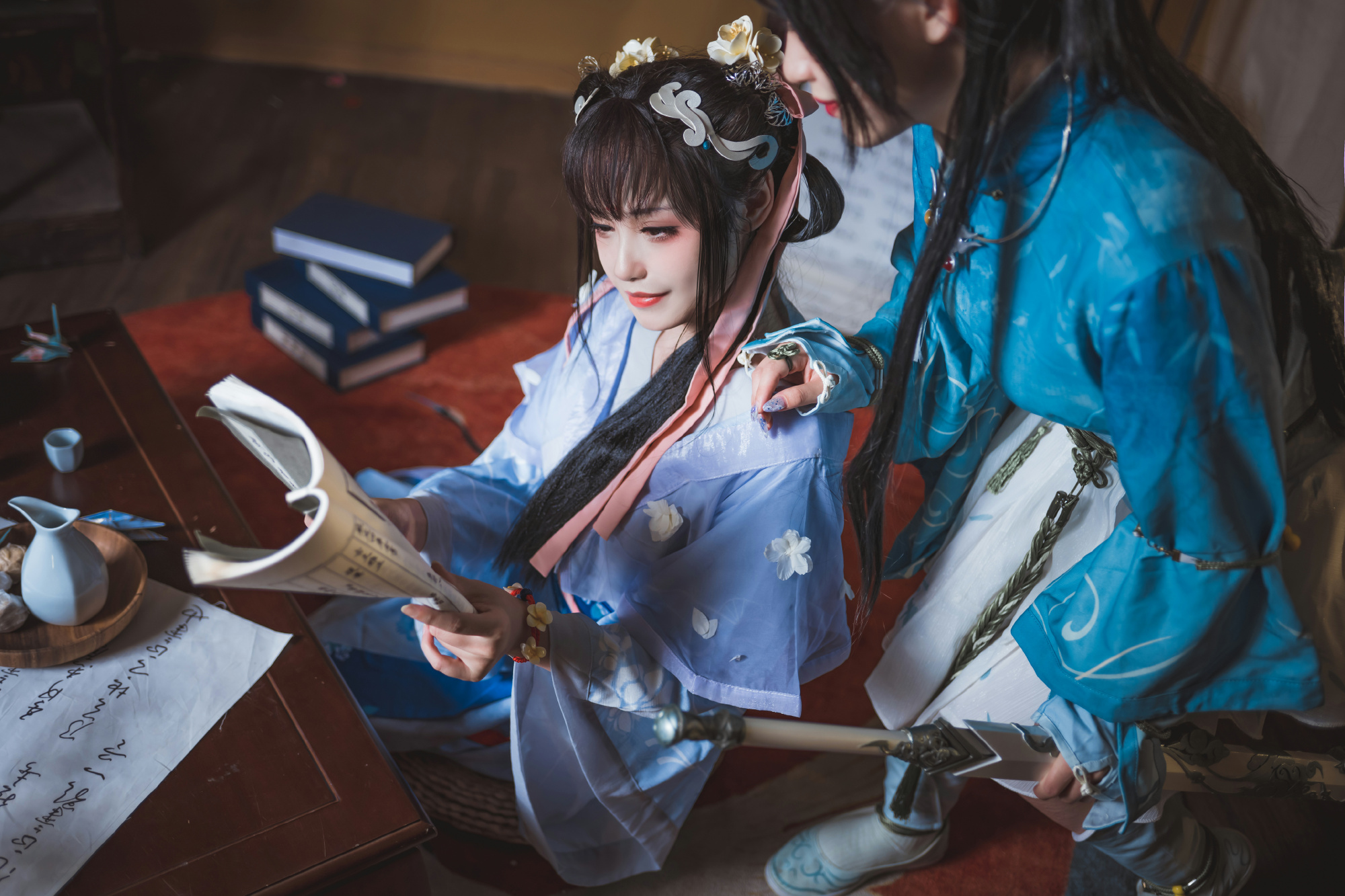 【COS】春映梅芳风醉月，半山云影半湖烟。 仙剑奇侠传 月清疏&白茉晴@ceiiiiiiii COSPLAY-第6张