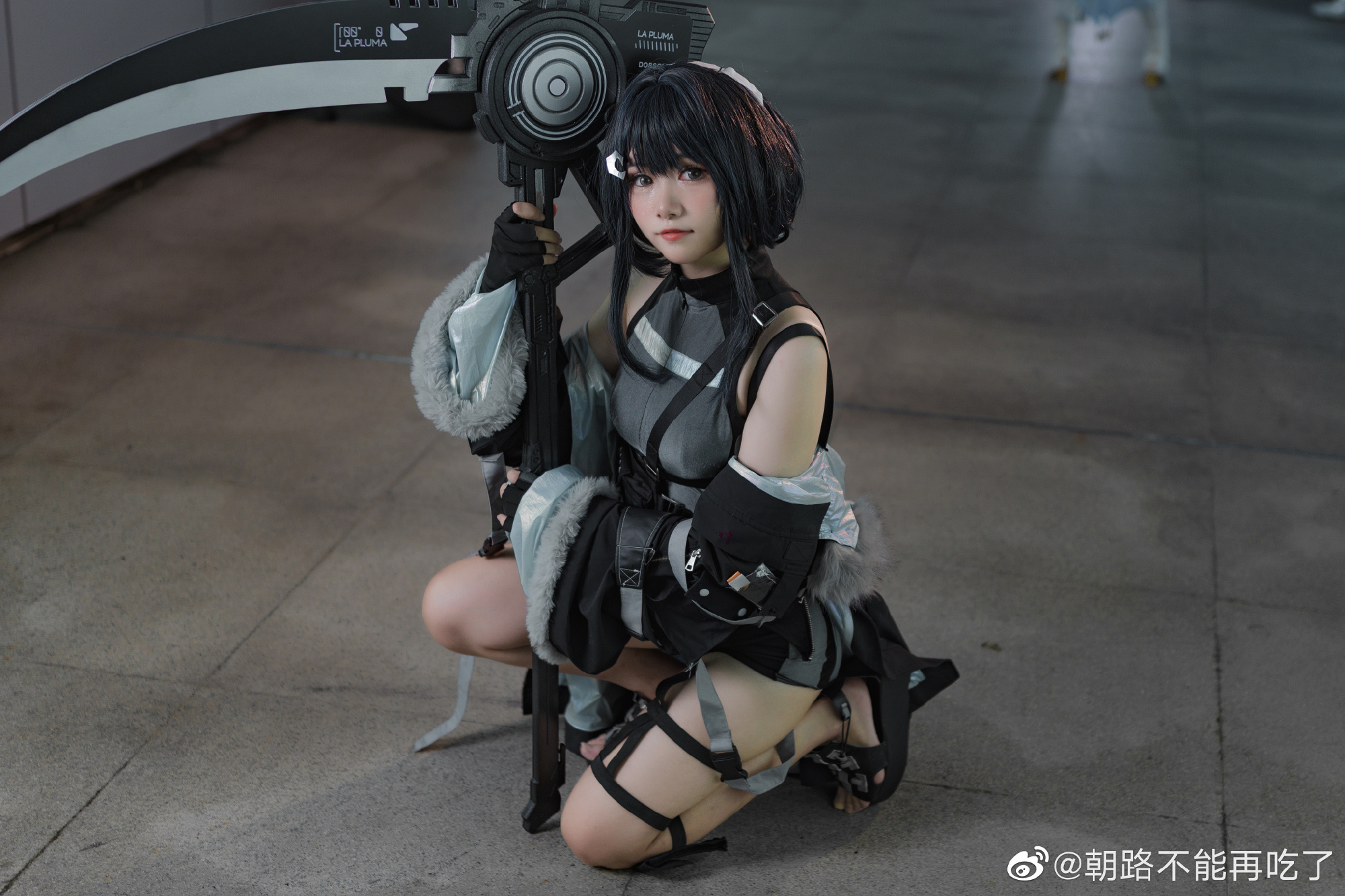 【COS】明日方舟 羽毛笔@朝路不能再吃了 龙舌兰@铵柠Aaanil COSPLAY-第5张
