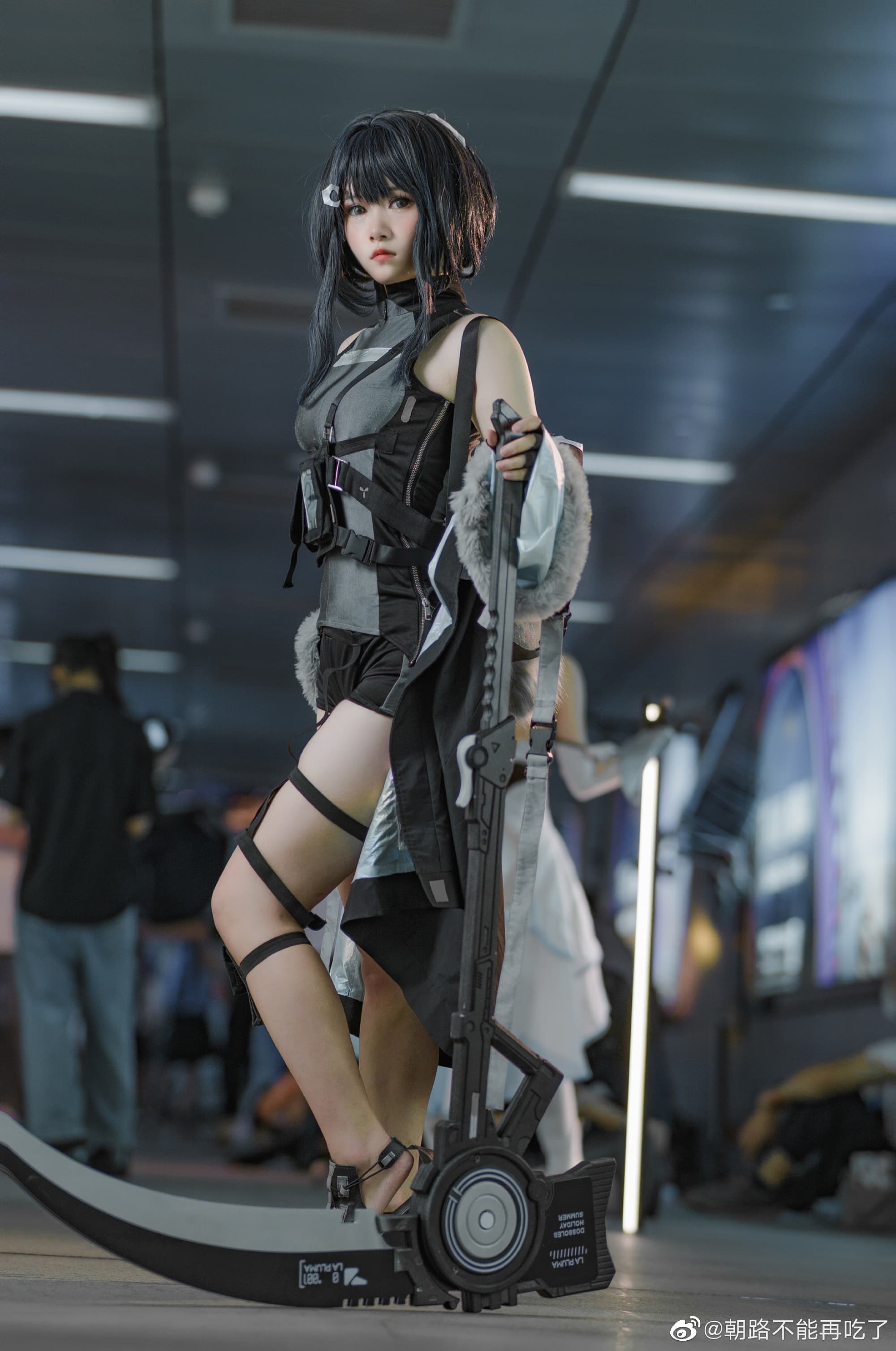 【COS】明日方舟 羽毛笔@朝路不能再吃了 龙舌兰@铵柠Aaanil COSPLAY-第6张