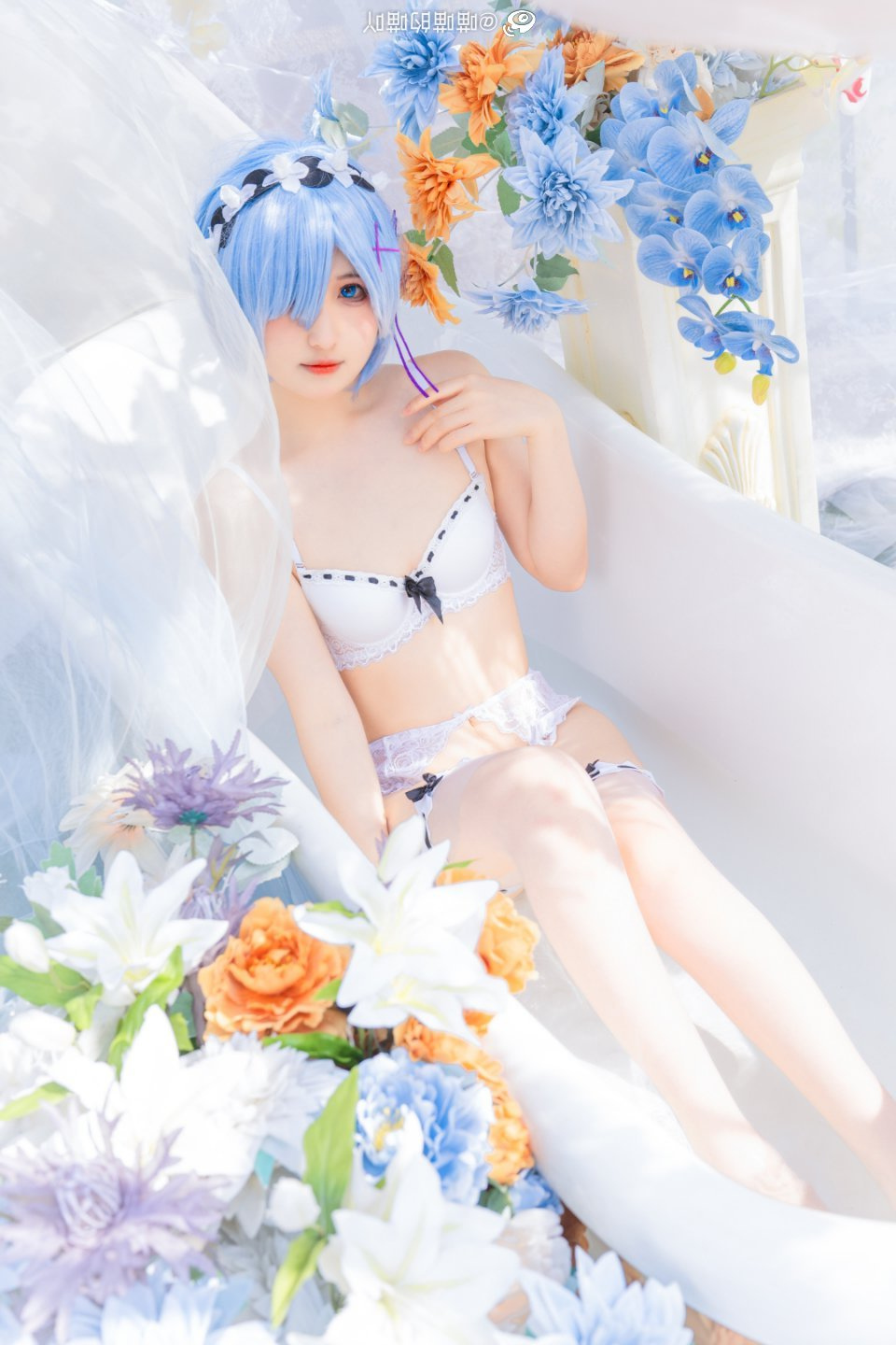 【COS】re:从零开始的异世界生活 蕾姆@喵喵的喵吖 COSPLAY-第1张