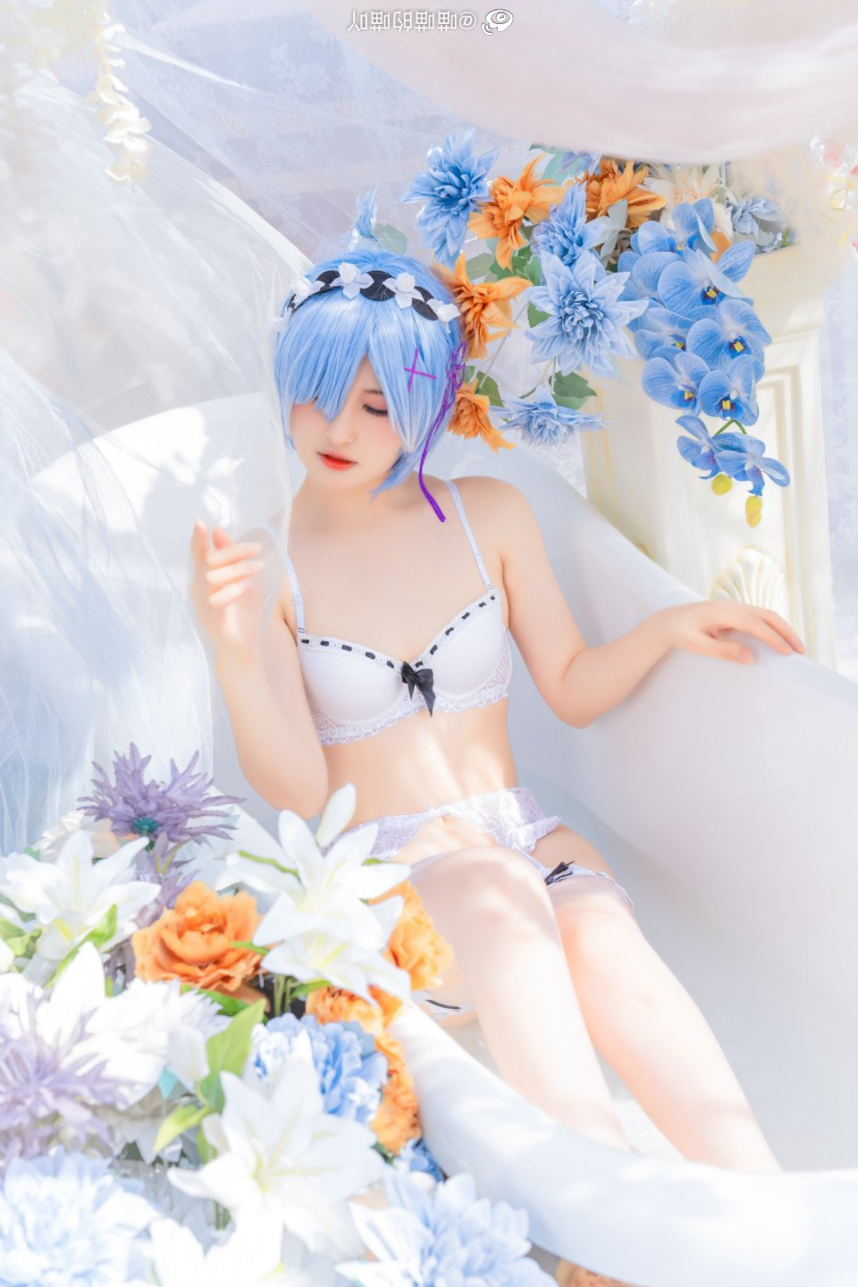 【COS】re:从零开始的异世界生活 蕾姆@喵喵的喵吖 COSPLAY-第2张