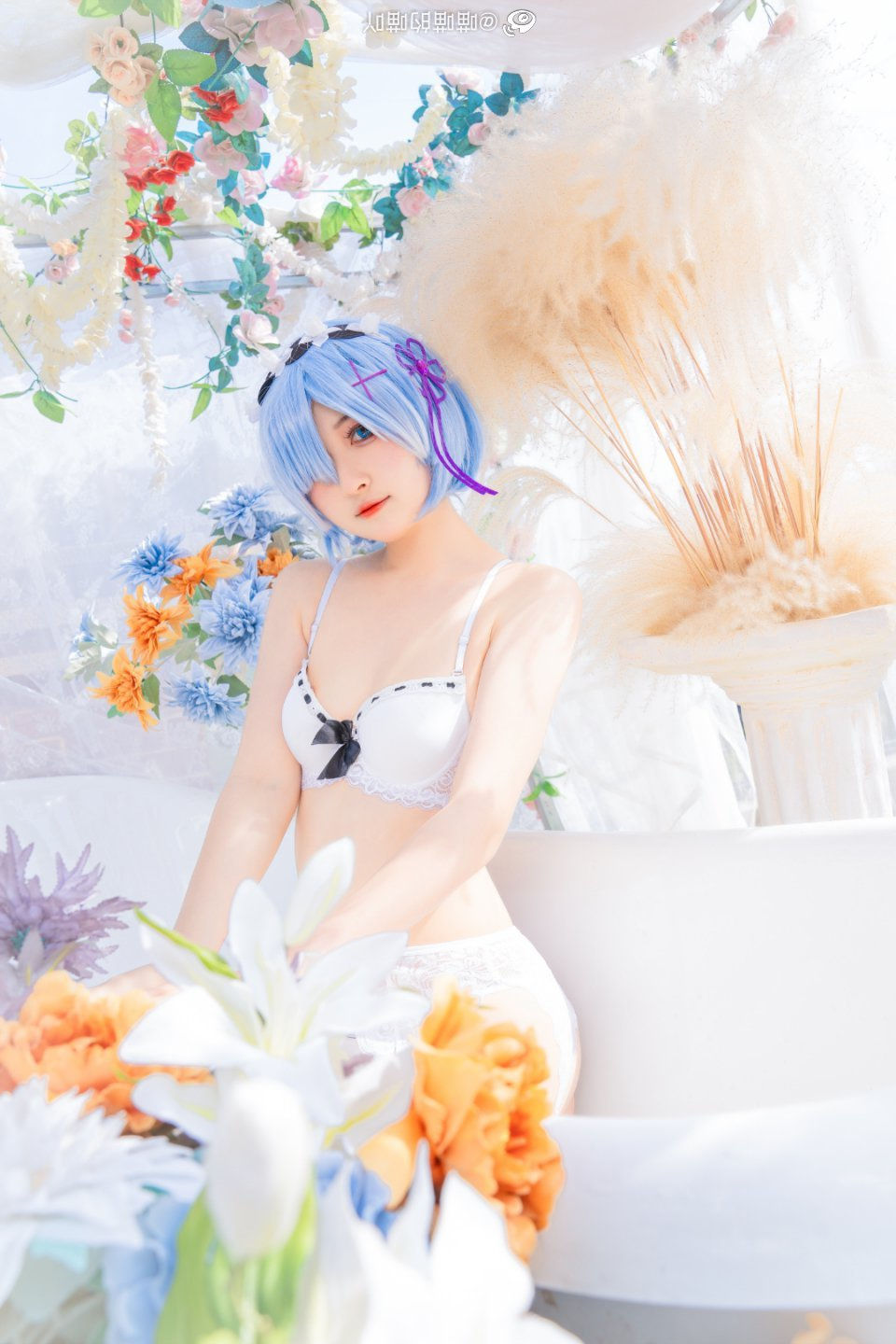 【COS】re:从零开始的异世界生活 蕾姆@喵喵的喵吖 COSPLAY-第4张