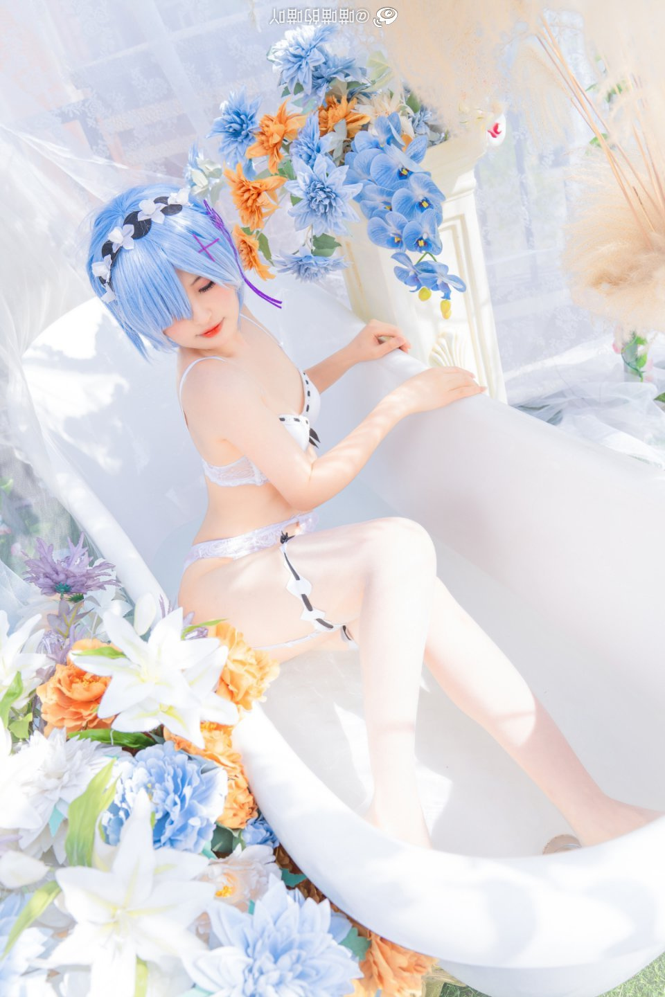 【COS】re:从零开始的异世界生活 蕾姆@喵喵的喵吖 COSPLAY-第5张