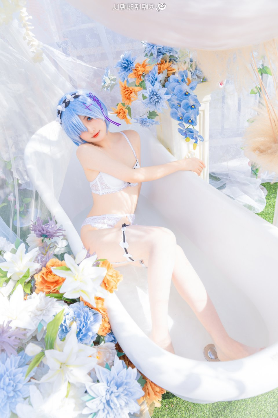 【COS】re:从零开始的异世界生活 蕾姆@喵喵的喵吖 COSPLAY-第6张