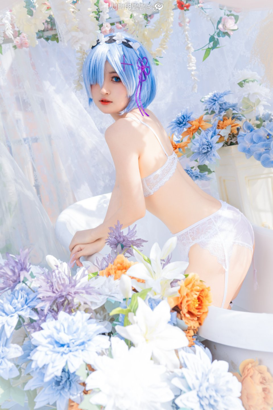 【COS】re:从零开始的异世界生活 蕾姆@喵喵的喵吖 COSPLAY-第7张