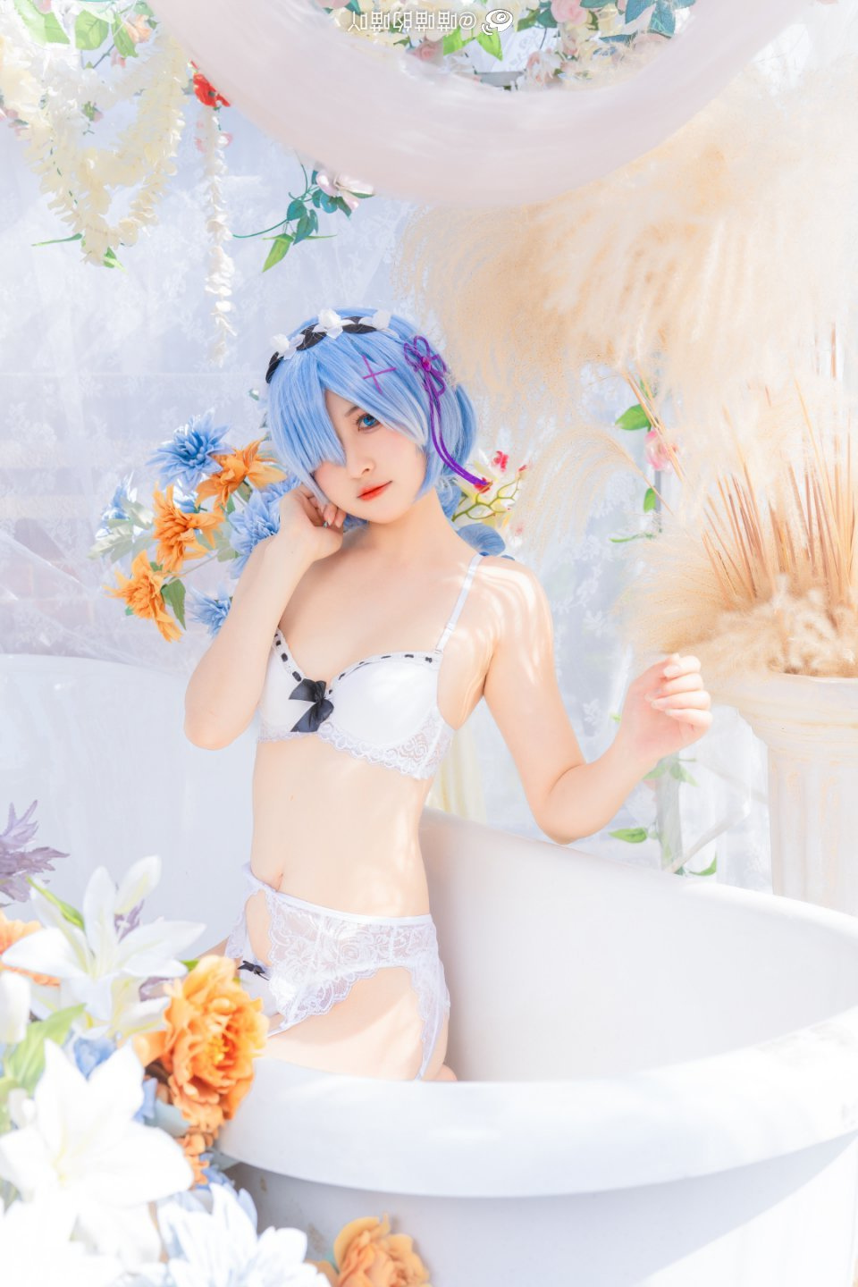 【COS】re:从零开始的异世界生活 蕾姆@喵喵的喵吖 COSPLAY-第8张