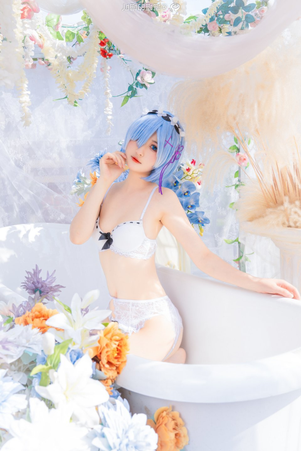【COS】re:从零开始的异世界生活 蕾姆@喵喵的喵吖 COSPLAY-第9张