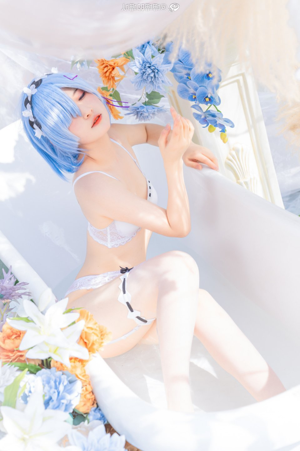 【COS】re:从零开始的异世界生活 蕾姆@喵喵的喵吖 COSPLAY-第10张