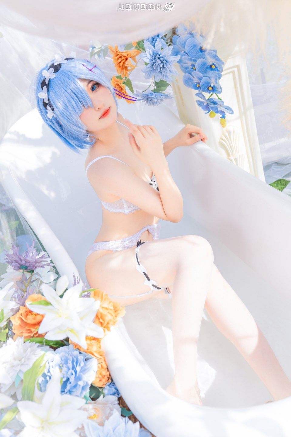 【COS】re:从零开始的异世界生活 蕾姆@喵喵的喵吖 COSPLAY-第11张